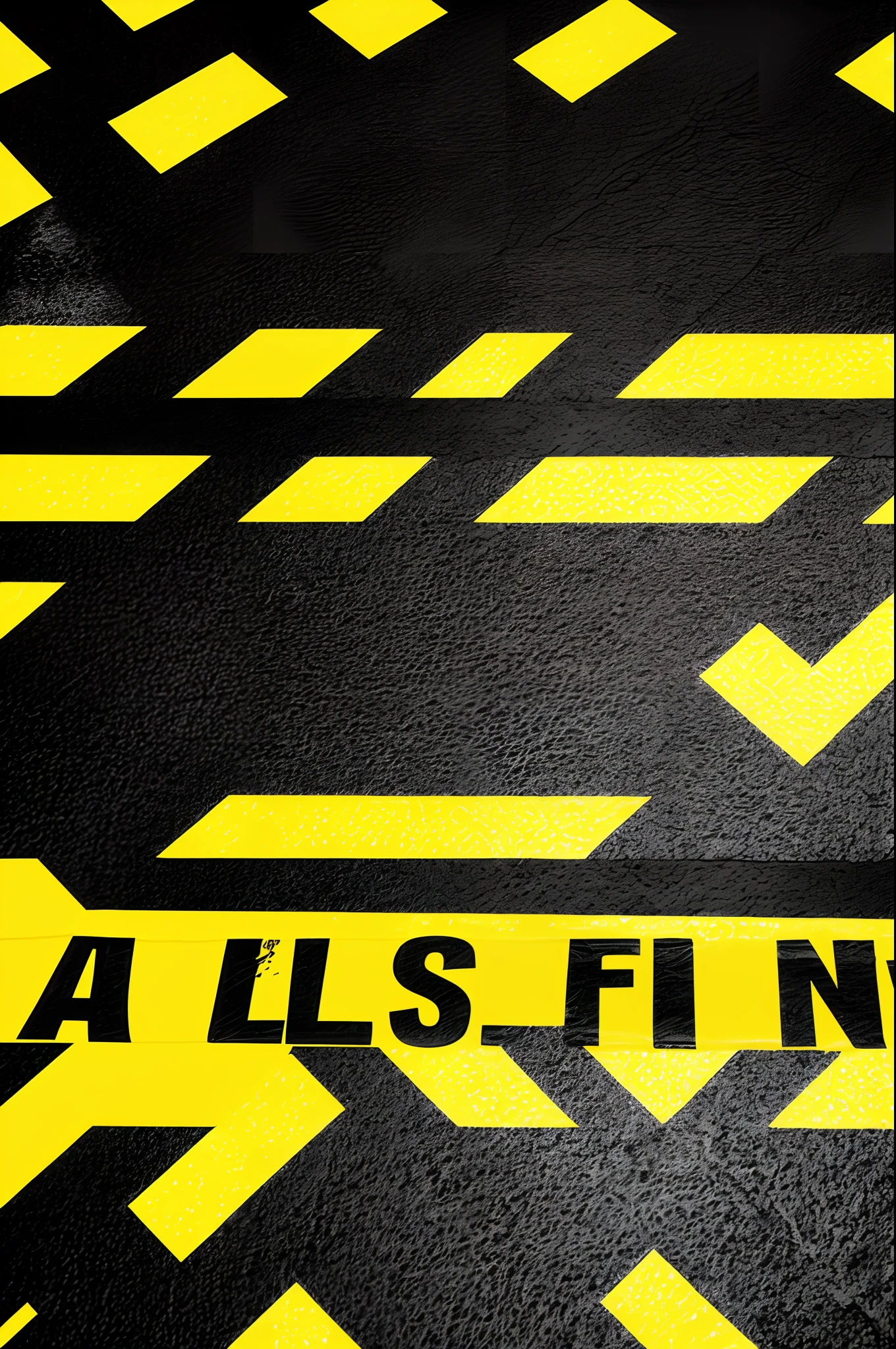 Black and Blue caution tape