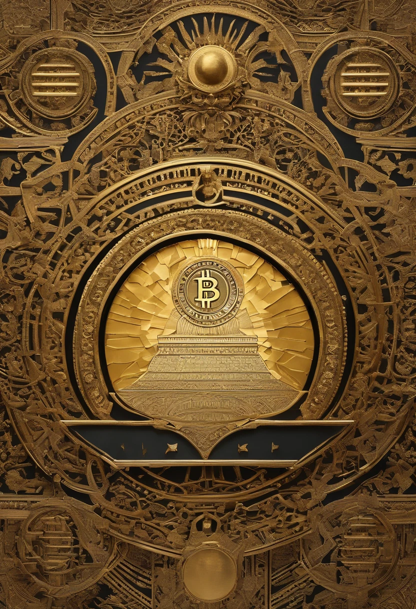 Describe an image that represents the transition from the centralized authority of ancient empires to the decentralization afforded by Bitcoin in the modern era. Highlight elements that symbolize state control in ancient civilizations, as symbols of royalty, governantes e burocracia, contrastados com a tecnologia blockchain, Cryptocurrency Symbols and Decentralized Communities. Explore a narrativa de como o Bitcoin e outras criptomoedas desafiam o controle do poder estatal sobre a moeda e como isso impacta a liberdade financeira, Privacy and Individual Autonomy in Contemporary Society.