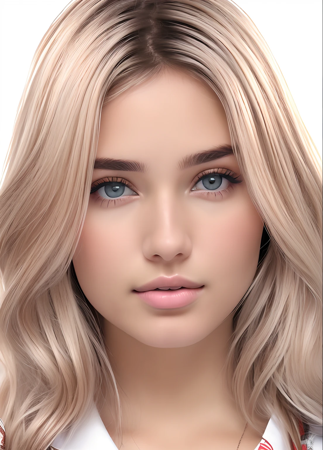 (8k, extremely high quality, master part: 1.2), Ultra Detalhe, extremely high quality, Ultra high resolution, professional lighting, photon maping, radiosidade, rendering physically based, Cinematic lighting, profundidade de campo, foco, raios solares, good composition, (Bokeh: 1.2), 1 girl, (corpo inteiro), sorrir, olhos bonitos, poser, constriction, brown hair, short hair, blusa da pradaria azul claro, Saia,parque,hand {Dedos} kawaii {dedo} hand,