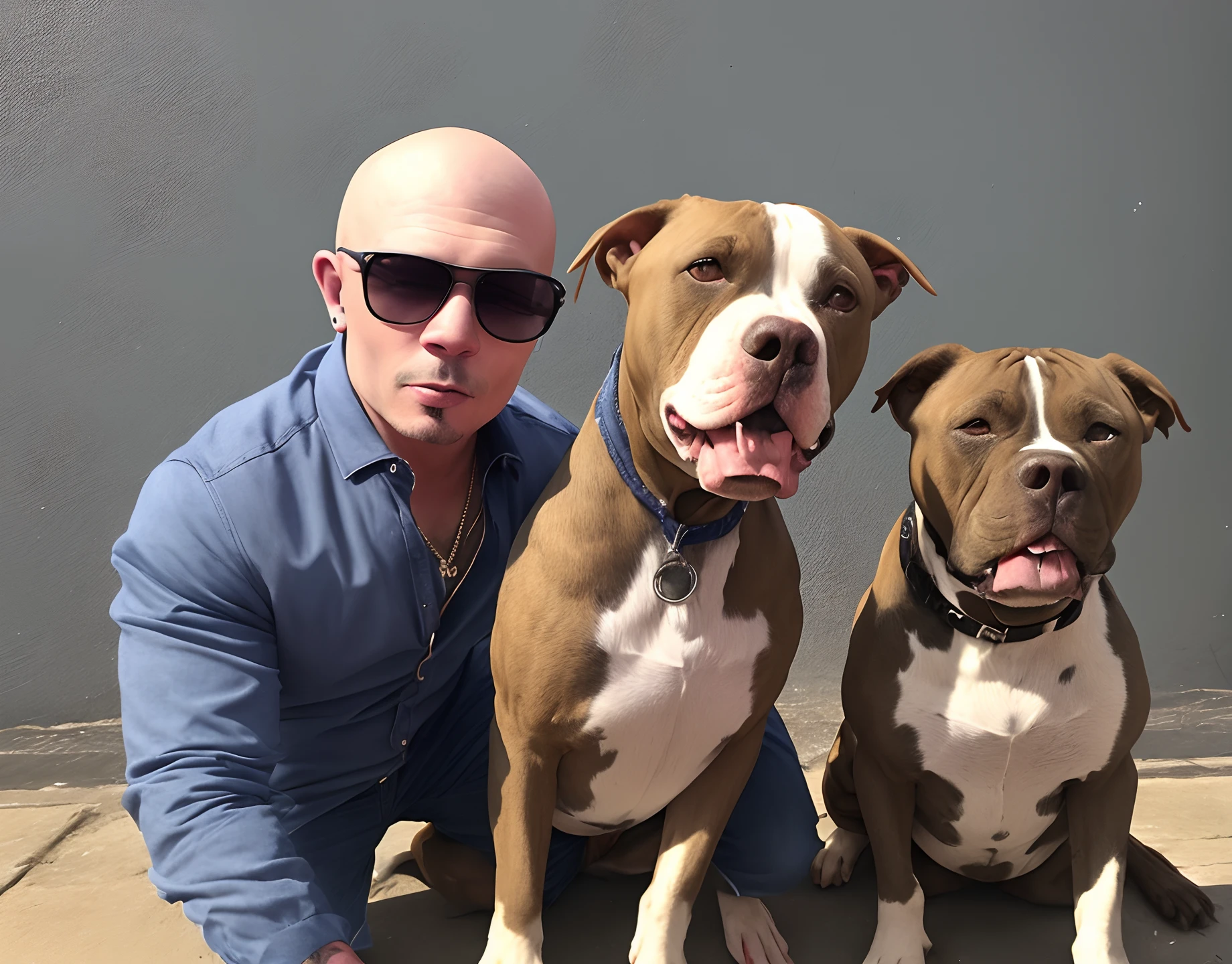 pitbull meets pitbull