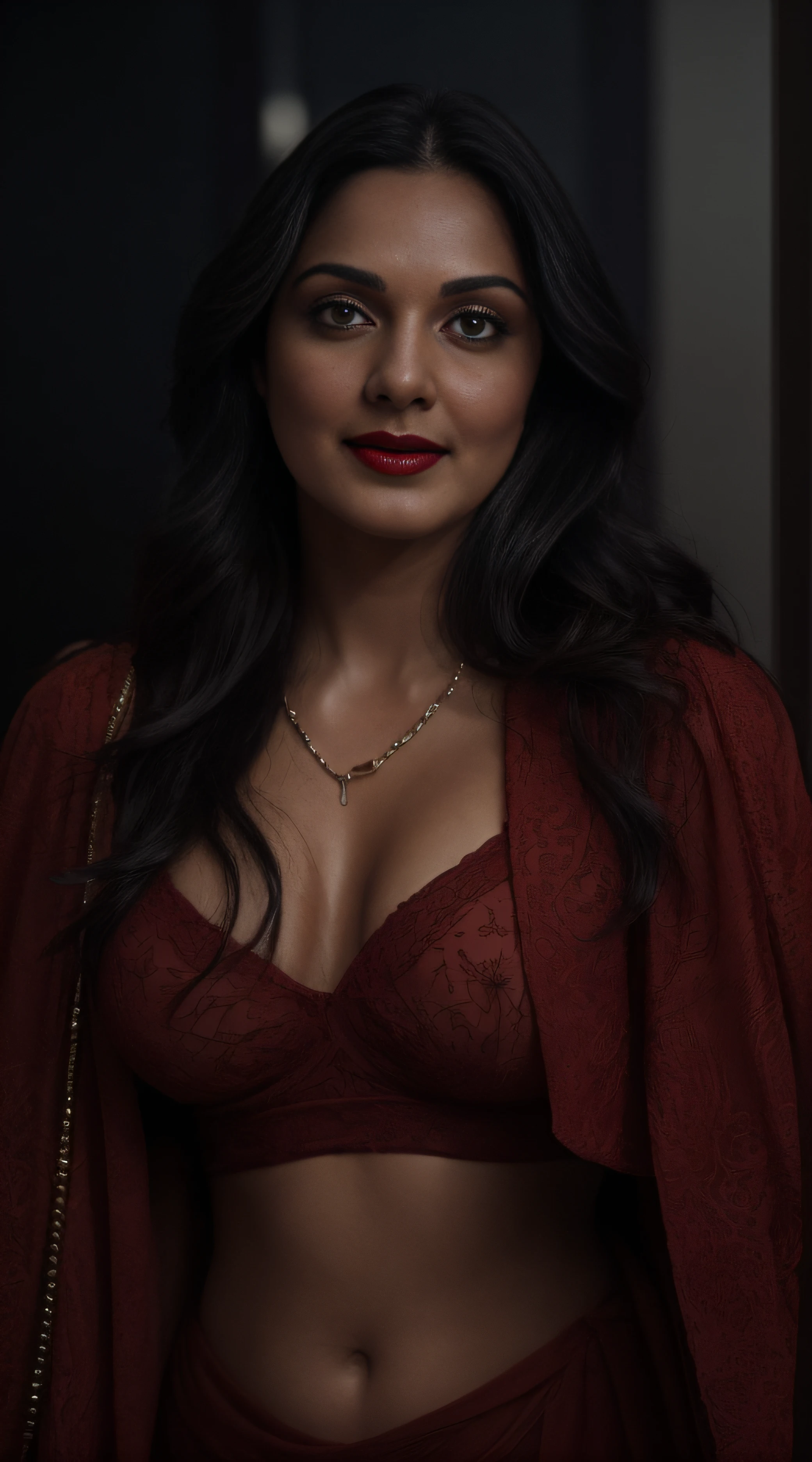 (editorial photograph of a young Indian women in red lips), karla ortiz, (highly detailed face:1.4) (smile:0.7) (backround 5 star hotel , moody, private study:1.3) POV, by lee jeffries, nikon d850, film stock photograph ,4 kodak portra 400 ,camera f1.6 lens ,rich colors ,hyper realistic ,lifelike texture, dramatic lighting , cinestill 800, realistic, nacked big boobs actress, karla ortiz, posing!!, candid picture, by Max Dauthendey,