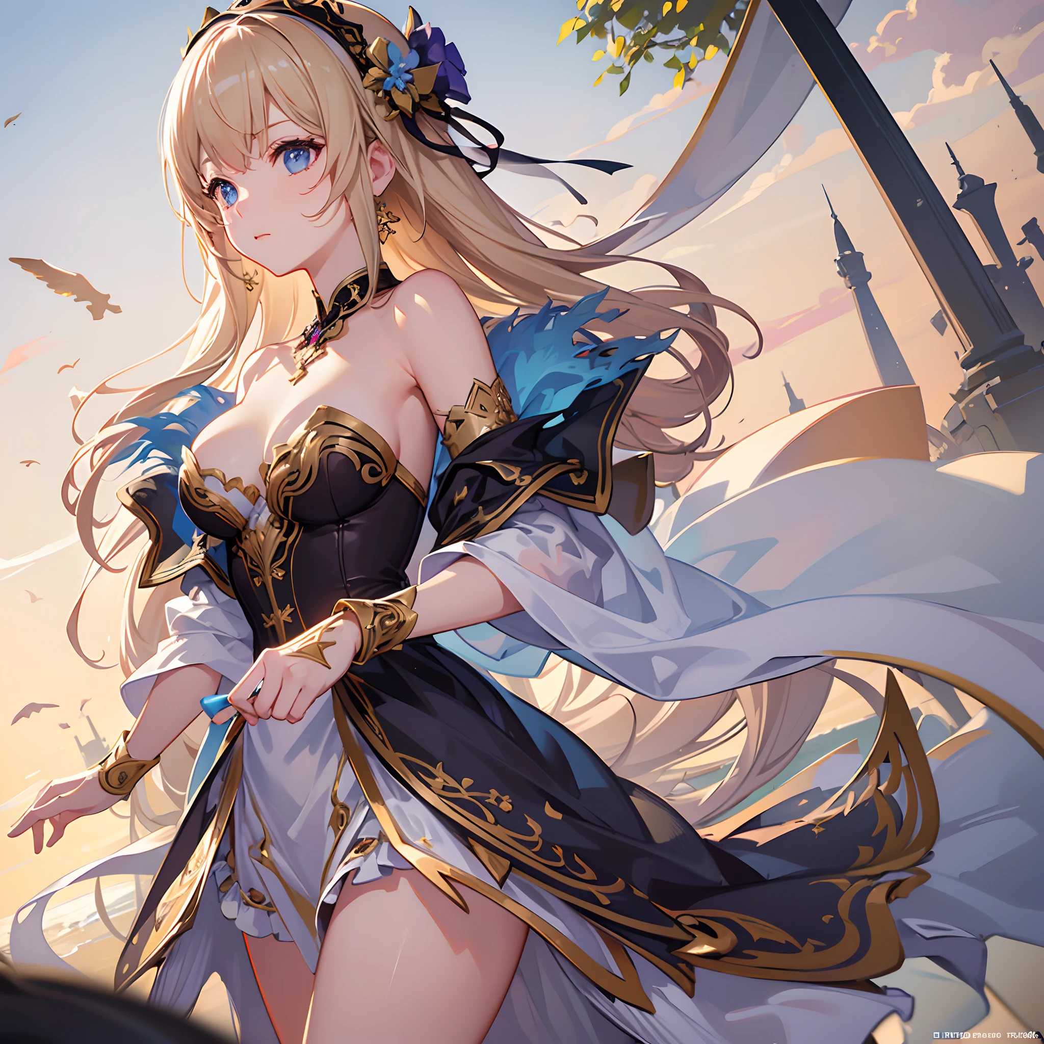 (Masterpiece, Best Quality), intricate details, 8K, Artstation, wallpapers, official arts, headband, sharp-focus,, 1girl,