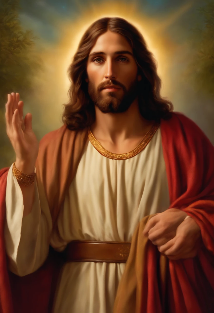 Jesus Christ wearing a tunic