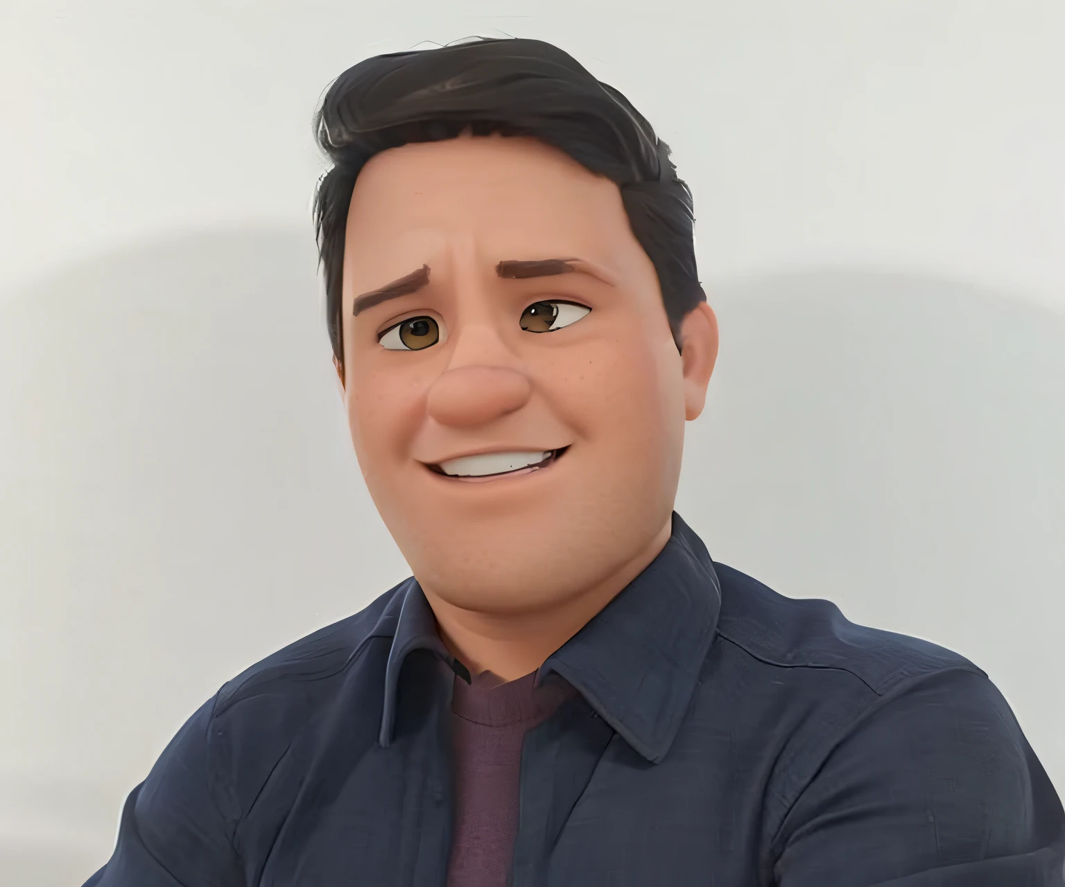 homem moreno no estilo pixar, alta qualidade, melhor qualidade