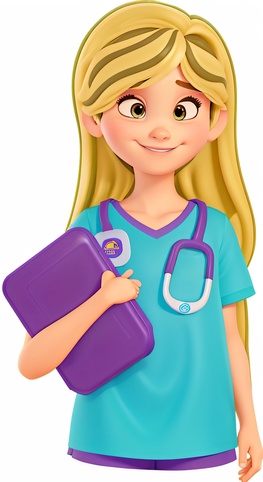 Uma medica estilo disney pixar, alta qualidade, melhor qualidade