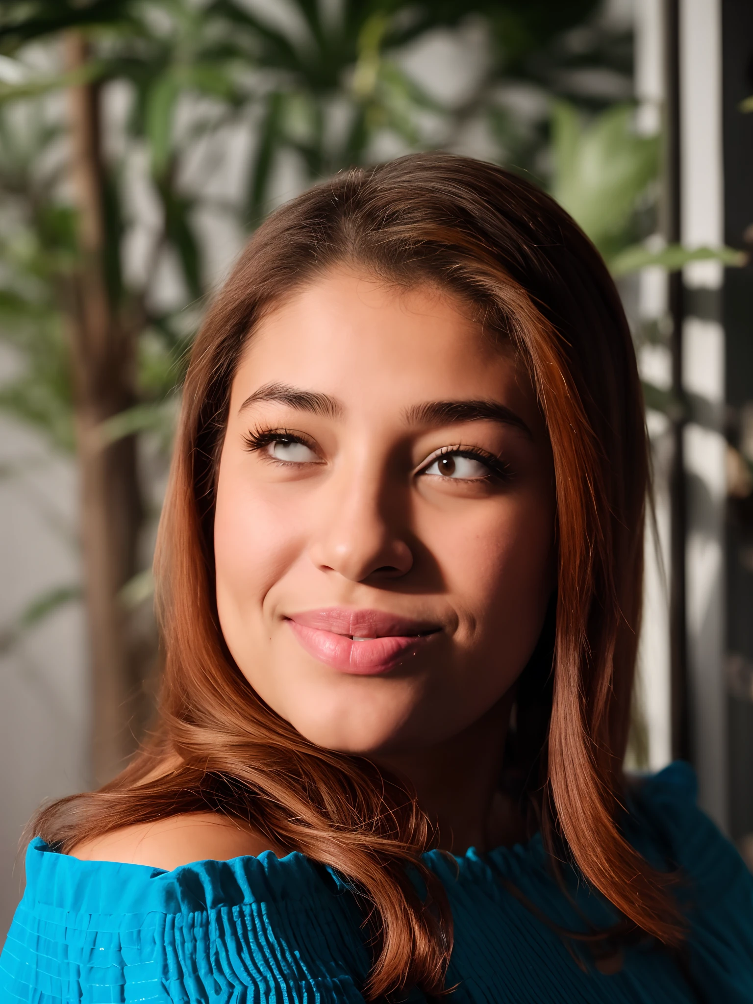 There's a woman who's smiling and looking at the camera, foto da mulher jovem, Retrato Sophie Mudd, Anos Imane, imagem retrato, Jovem mulher na casa dos 20 anos, retrato de close-up headshot, mixed race woman, Alanis Guillen, Malika Favre, Retrato no meio da foto, close-up headshot, Mulher de 30 anos de Cuba