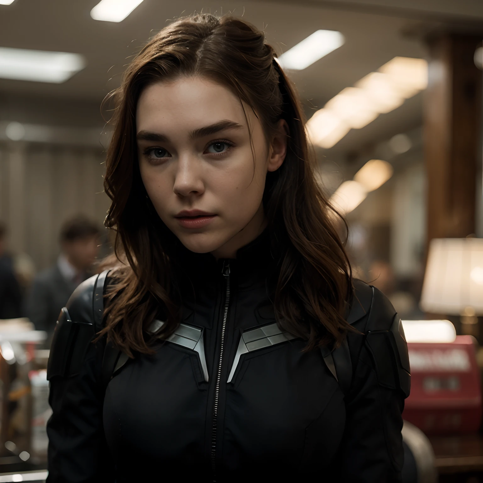 Florence Pugh as black widow
