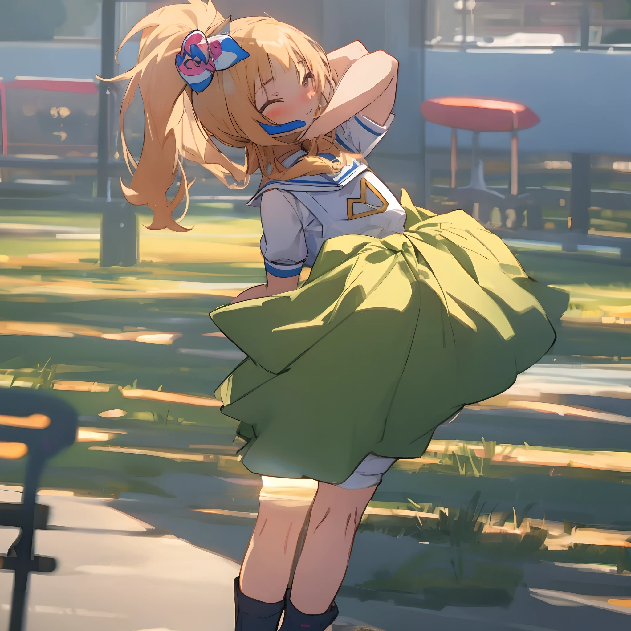 Cute anime girl twerking on bbc