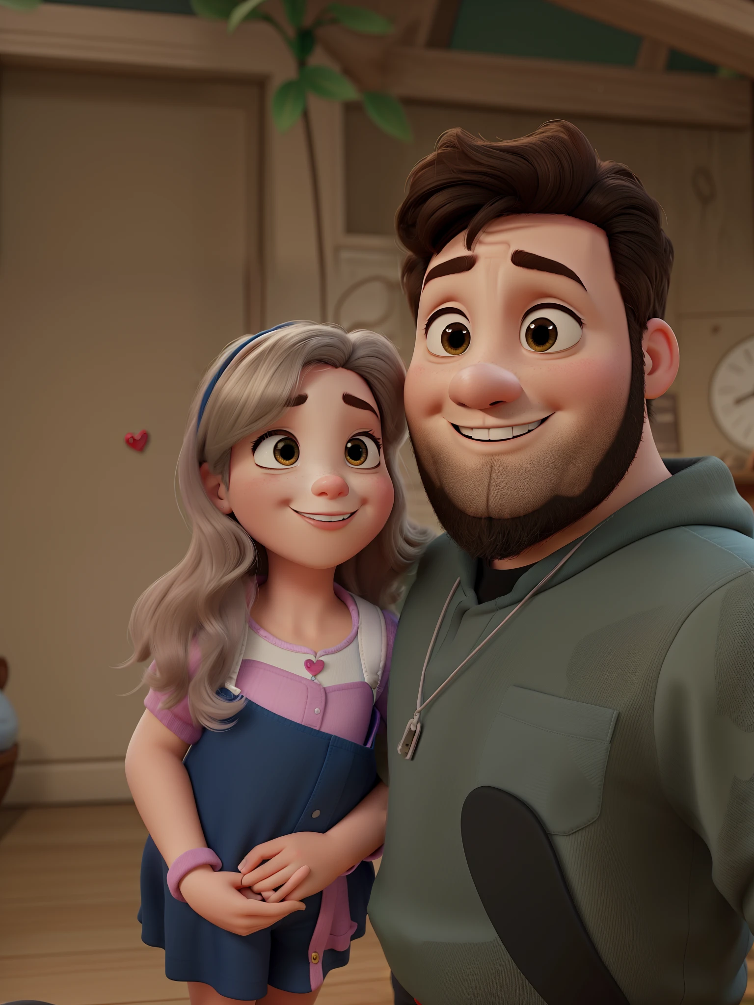 Pixar surrounded by affectionate but heartbroken rabbits