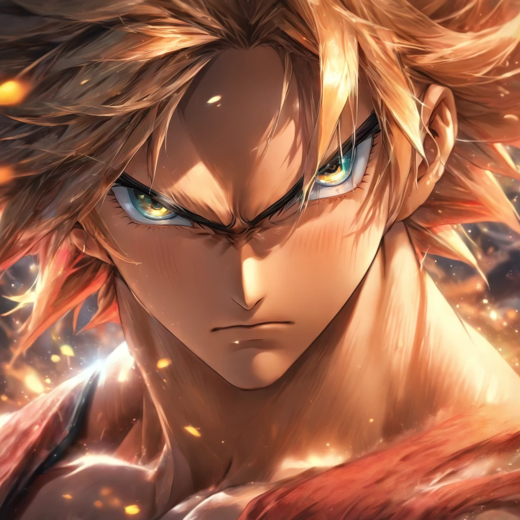(best quality, highres, photorealistic:1.37), pale skin, striking features, masculine, intense gaze, defined jawline, sculpted physique, captivating expression, dark and dramatic lighting, vibrant colors, realistic hair strands, flawless complexion, stunning realism