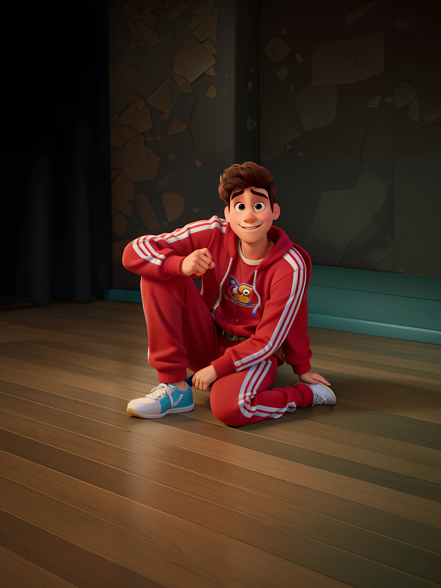 Um jovem estilo disney pixar, alta qualidade, melhor qualidade