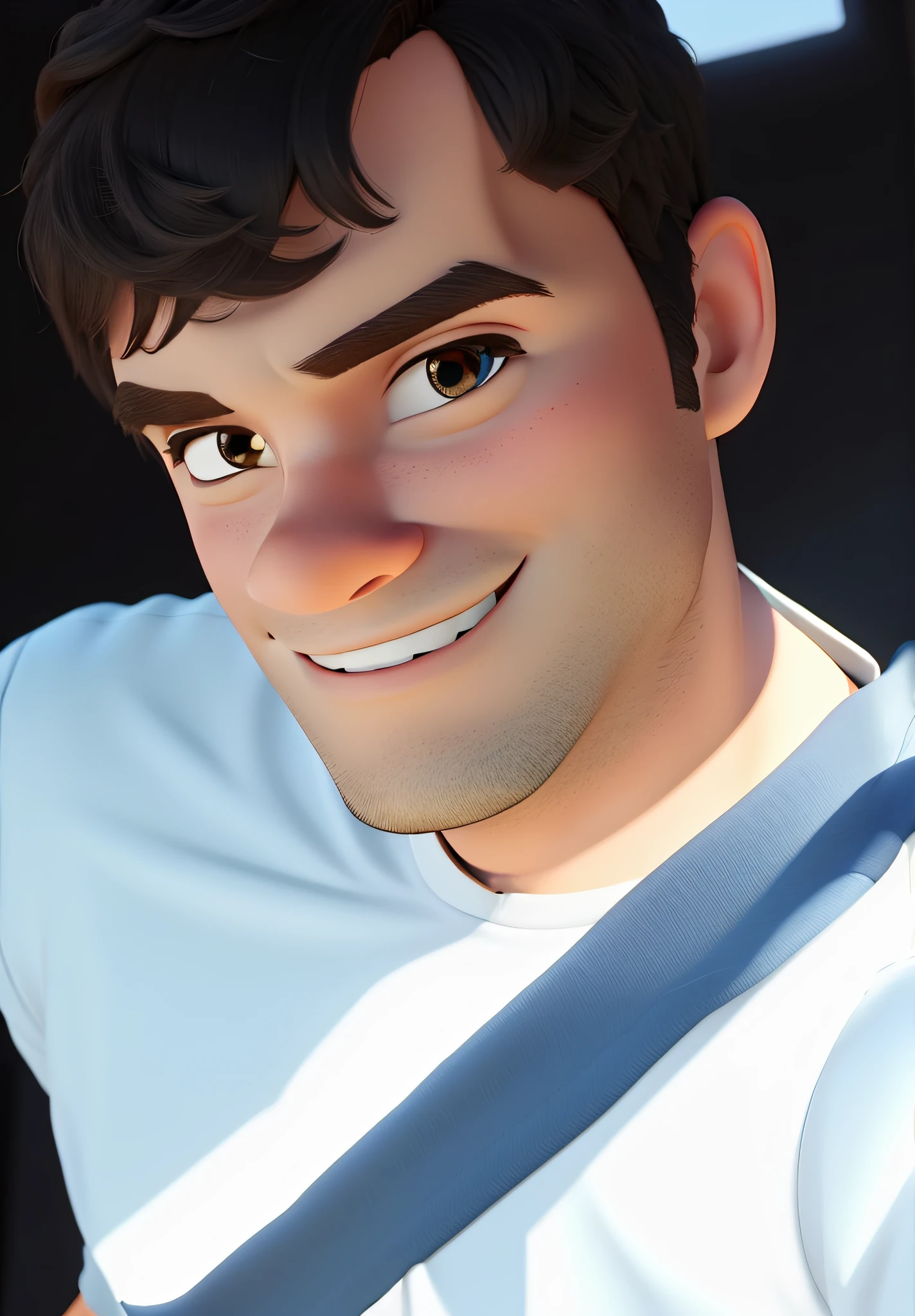 Um jovem estilo disney pixar, alta qualidade, melhor qualidade