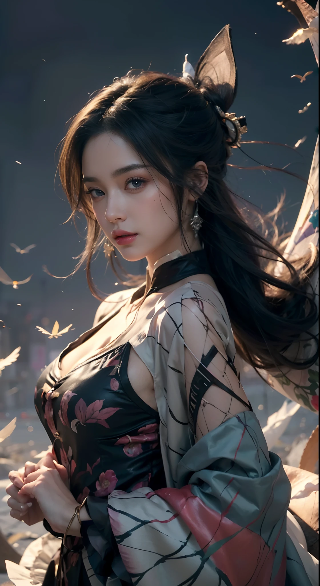 (Numerous award-winning masterpieces, with incredible detail, textures and maximum detail), ((hyper realistic:1.4)), (realistic:1.3), ((extreamely beautiful face features)),(best quality real texture skin), (Extremely beautiful face:1.8), (fine circular purple grey eyes: 1.2), (perfectly cymmetricla grey purple eyes: 1.2), pink lips, highly detailed, ultra-realistic, intricate details, painting (artwork), ((masterpiece,best quality)), hyper realistic, pink lips