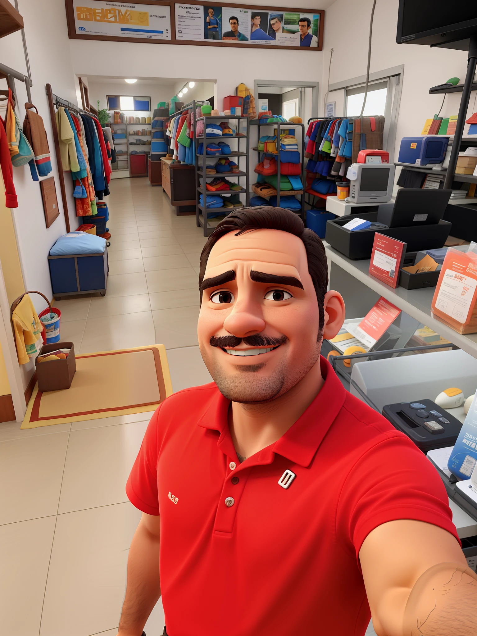 Um homem que vende muito melhor gerente