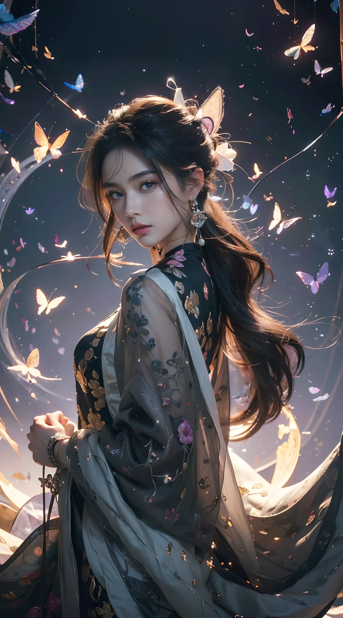 (Numerous award-winning masterpieces, with incredible detail, textures and maximum detail), ((hyper realistic:1.4)), (realistic:1.3), ((extreamely beautiful face features)),(best quality real texture skin), (Extremely beautiful face:1.8), (fine circular purple grey eyes: 1.2), (perfectly cymmetricla grey purple eyes: 1.2), pink lips, highly detailed, ultra-realistic, intricate details, painting (artwork), ((masterpiece,best quality)), hyper realistic, pink lips