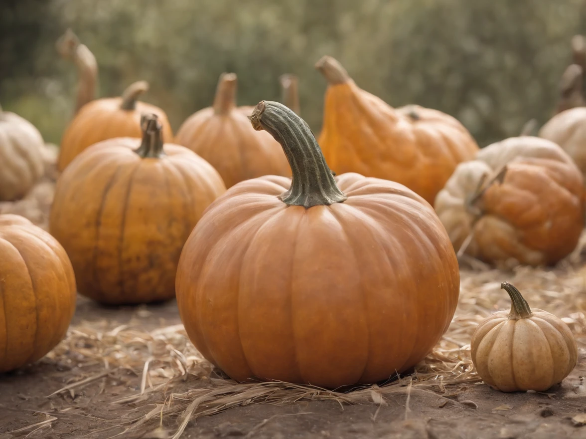 image, 8k, realistic, cinematography,""Describe a scene that features a house full of baby jacks, built in the shape of a gourd with a hole in the front, near the entrance to the house."