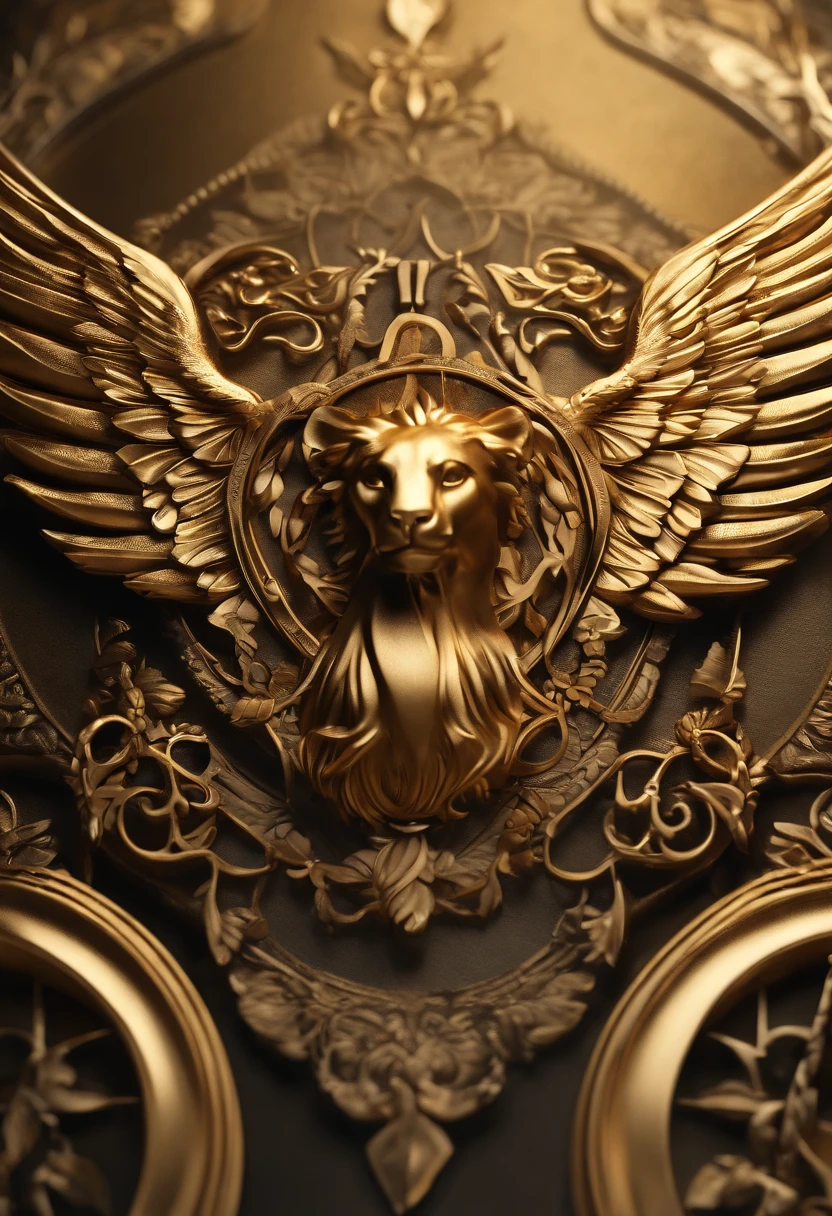 Logo, iniciais HG, 3D, (ultra realista) com dourado, gold , emuma moeda com as siglas,HG, dourada