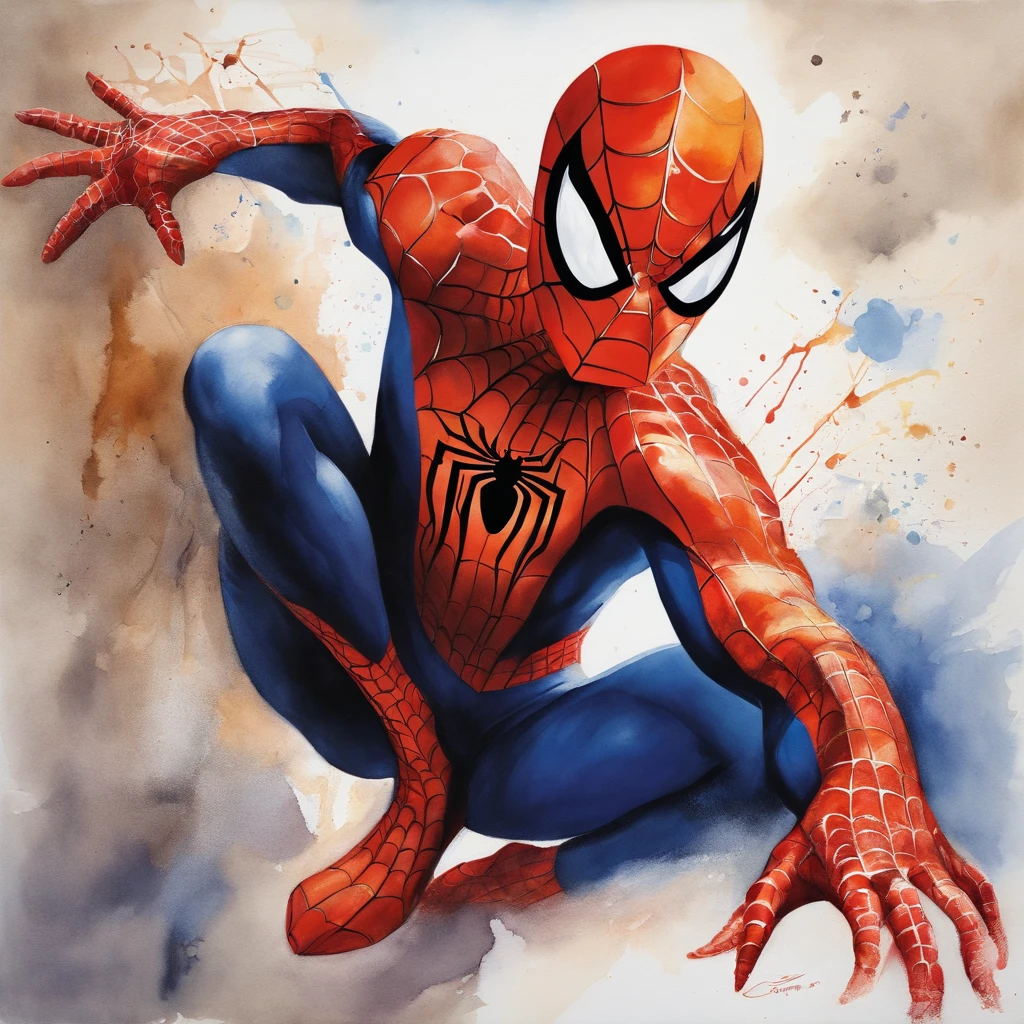 Alex Ross' spiderman retrato