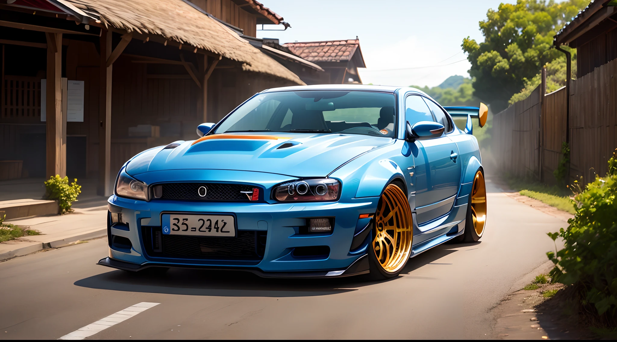 Skiline r34 prata