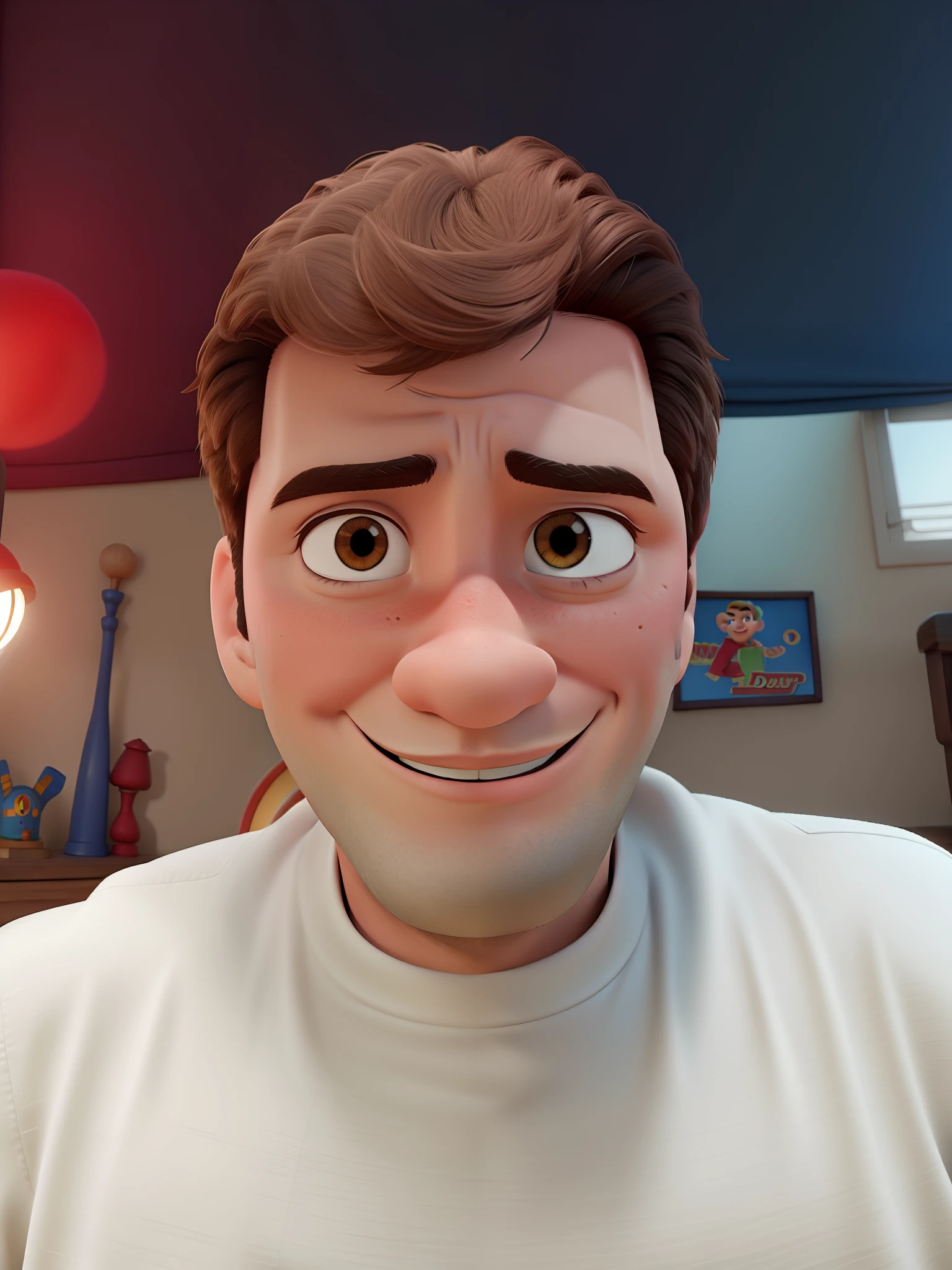 Um homem Disney pixar
