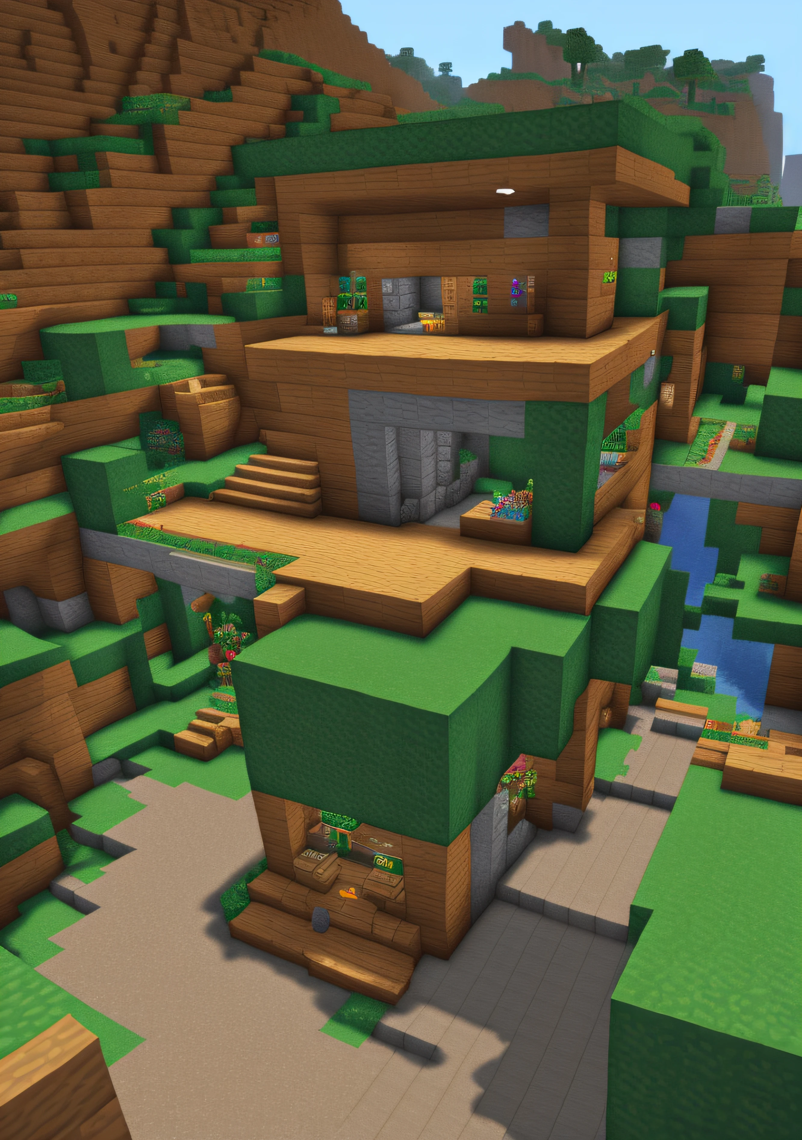 Cinematic take on Minecraft using 14 mm cinematic ° lens