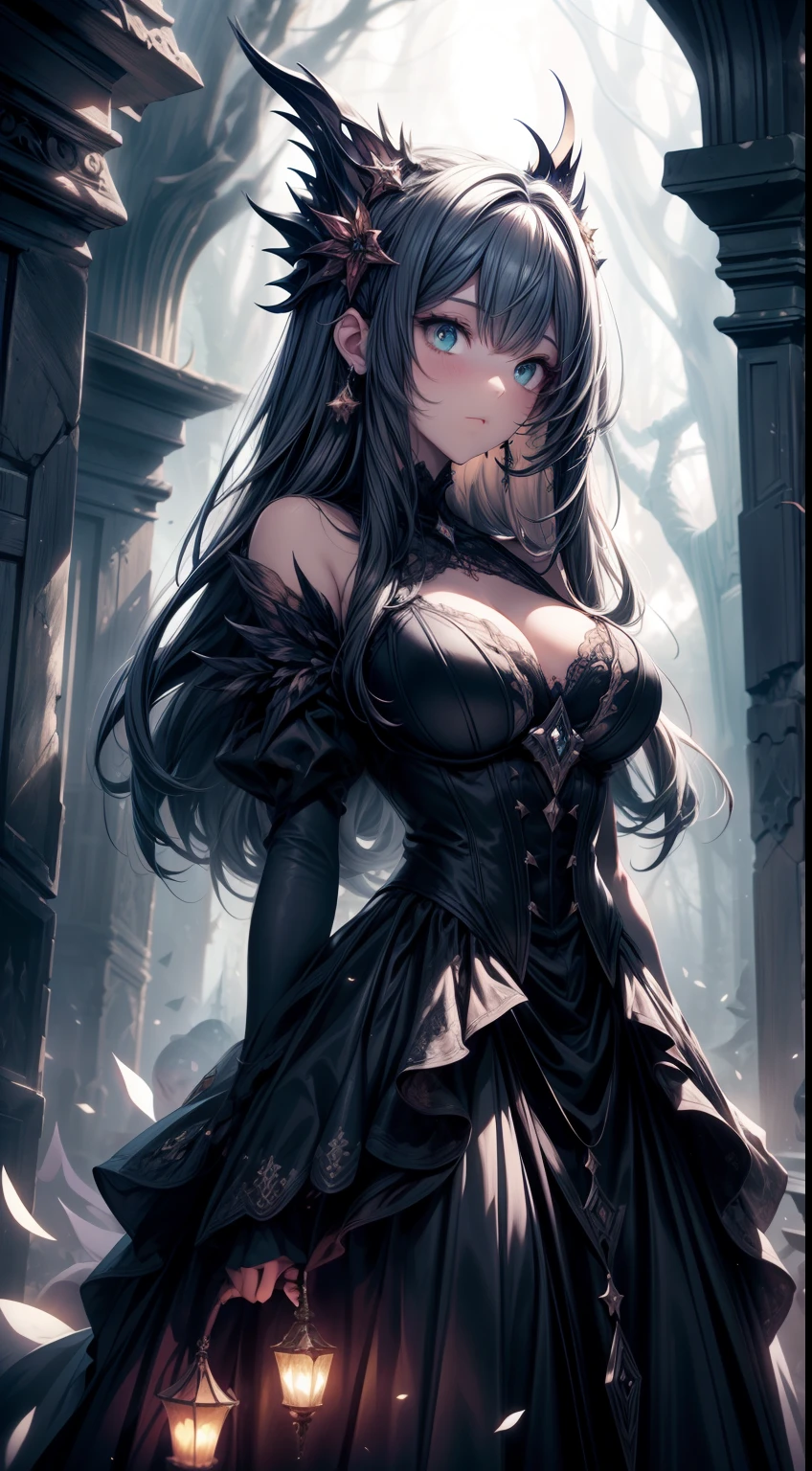 (best quality,4k,8k,highres,masterpiece:1.2),detailed and vibrant pumpkin lanterns,creepy atmosphere,hauntingly beautiful colors,moody lighting,meticulously carved pumpkins,spooky shadows between the pumpkins,artistic and eerie ambience,dark and mysterious backdrop,magical and enchanting vibe,immersive experience,hazy moonlight filtering through the trees,stars twinkling in the sky,crisp autumn leaves on the ground,whispering winds gently rustling through the garden,ethereal fog creating an otherworldly feel,hidden secrets waiting to be discovered,captivating and spellbinding scene,spellbinding and spine-chilling artwork,immersive and haunting masterpiece.