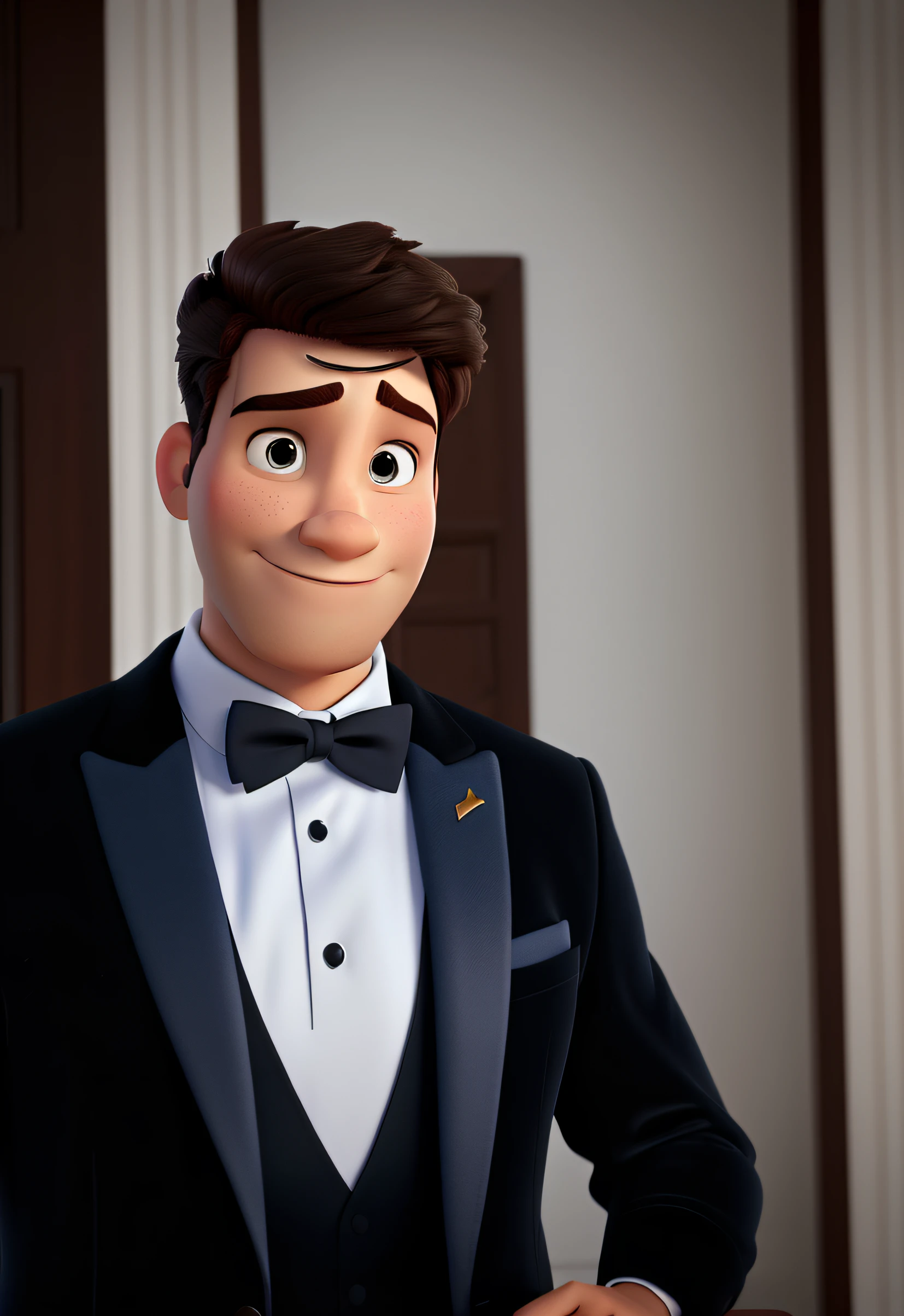 Um homem estilo disney pixar, alta qualidade, melhor qualidade