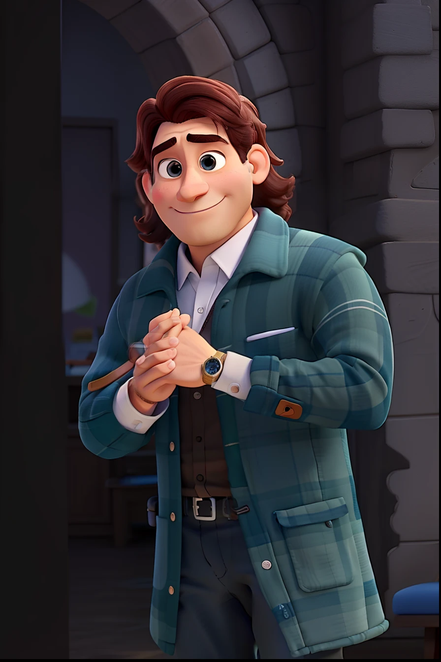 Um homem estilo pixar, melhor qualidade.