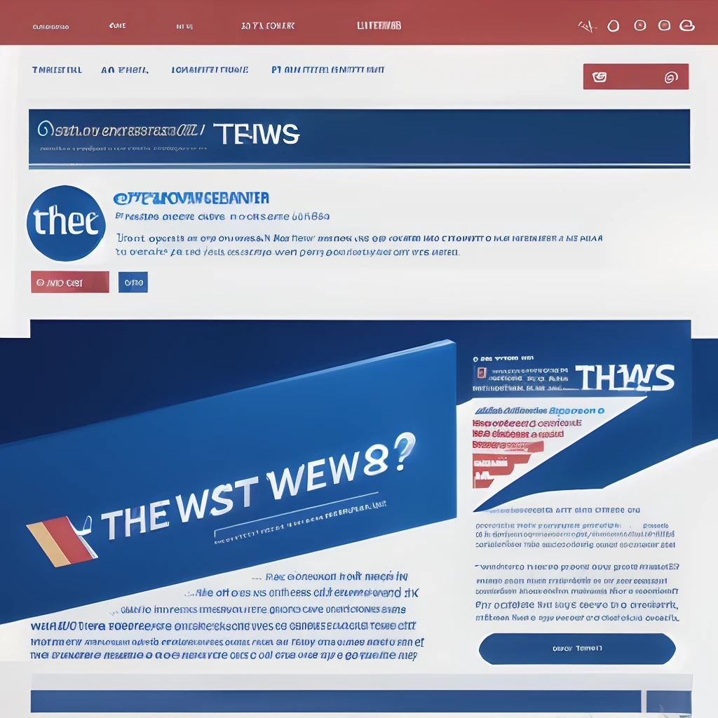 A logo oicture with text : TheNews