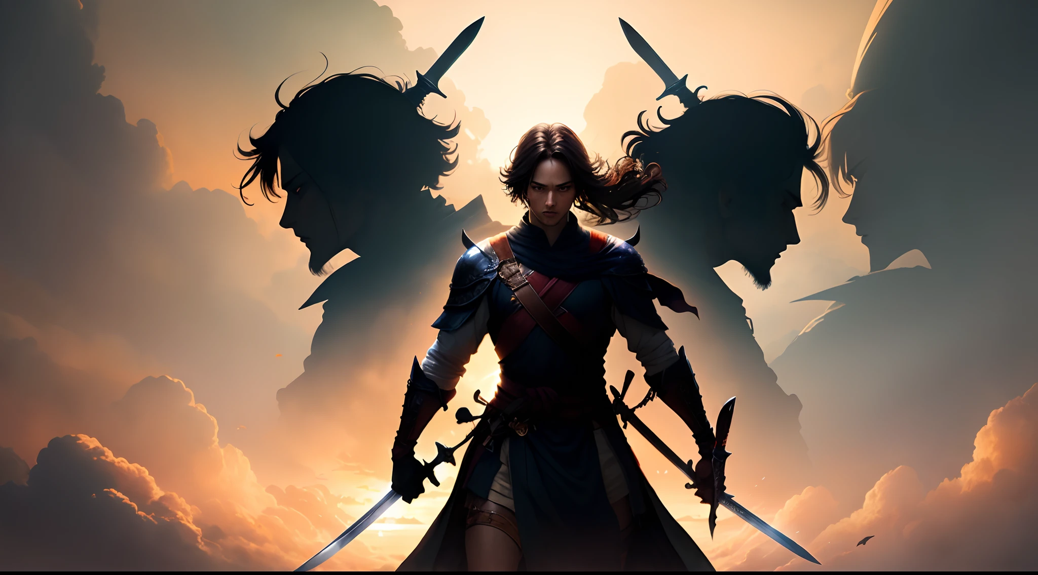 A sword that cuts through a silhouette