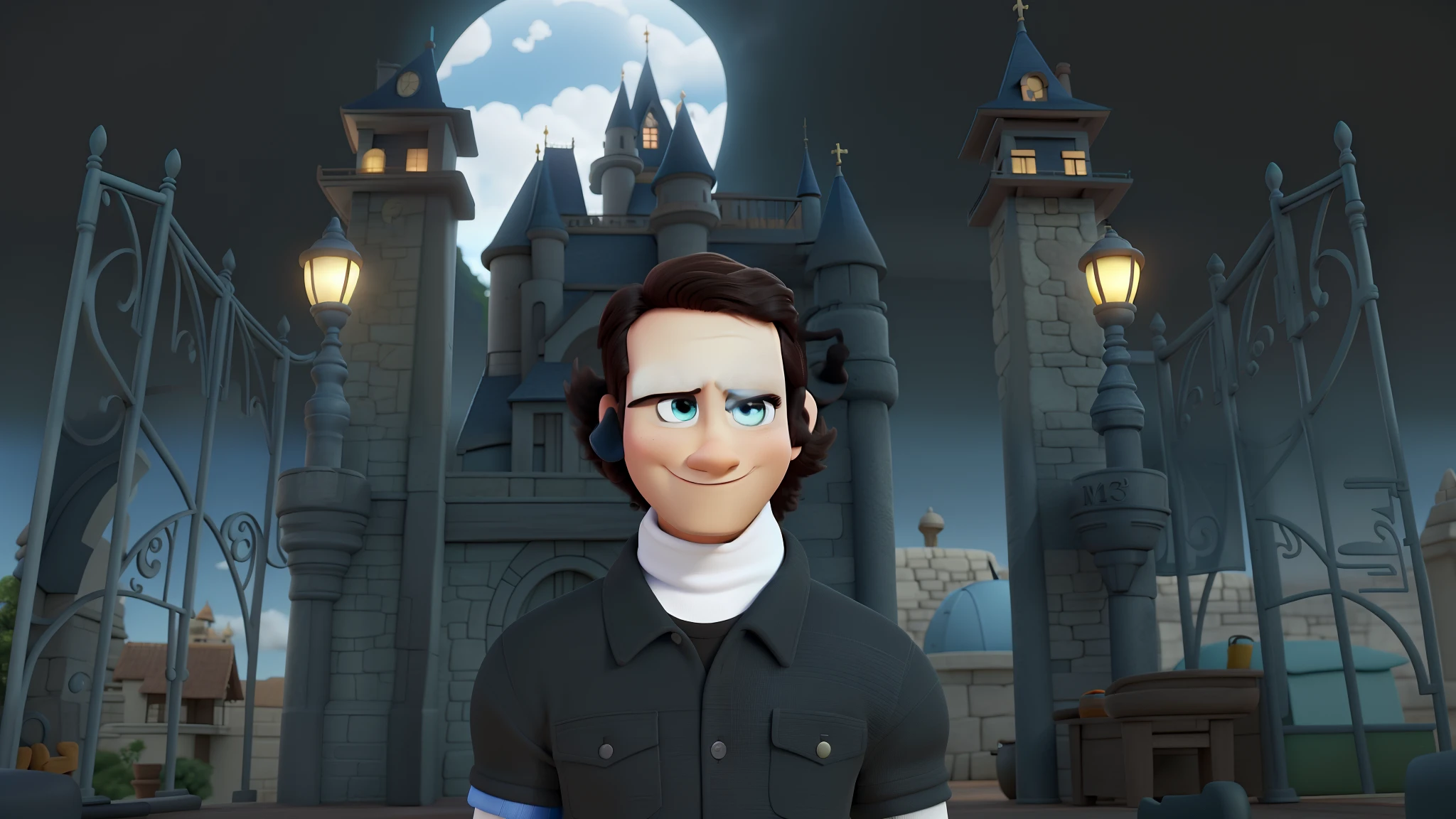 um senhor estilo disney pixar, alta qualidade, melhor qualidade