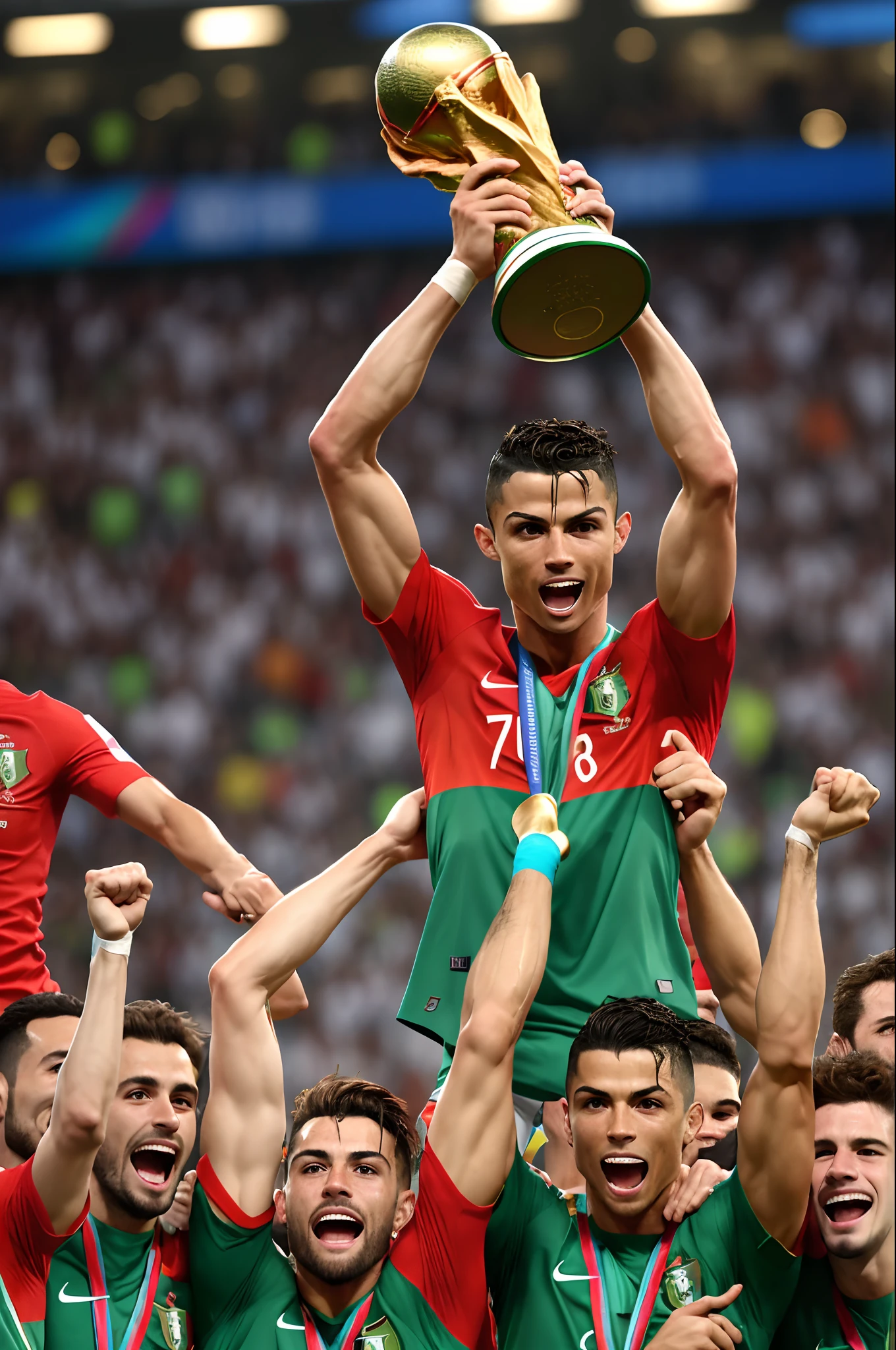 Cristiano Ronaldo playing in the 2026 World Cup