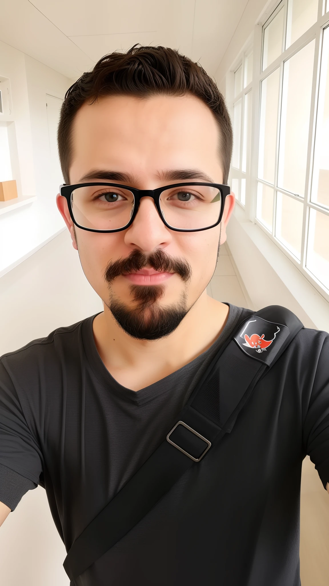 Hombre arafed con barba y gafas tomando una selfie, con gafas y perilla, con gafas nerdy y perilla, con nerdy! gafas! y perilla, Streamer de Twitch / Jugador Ludwig, Imagen de avatar, Imagen de perfil, Perilla, foto de perfil 1024px, 3 6 years old, reddit, 38 years old, Perilla corta