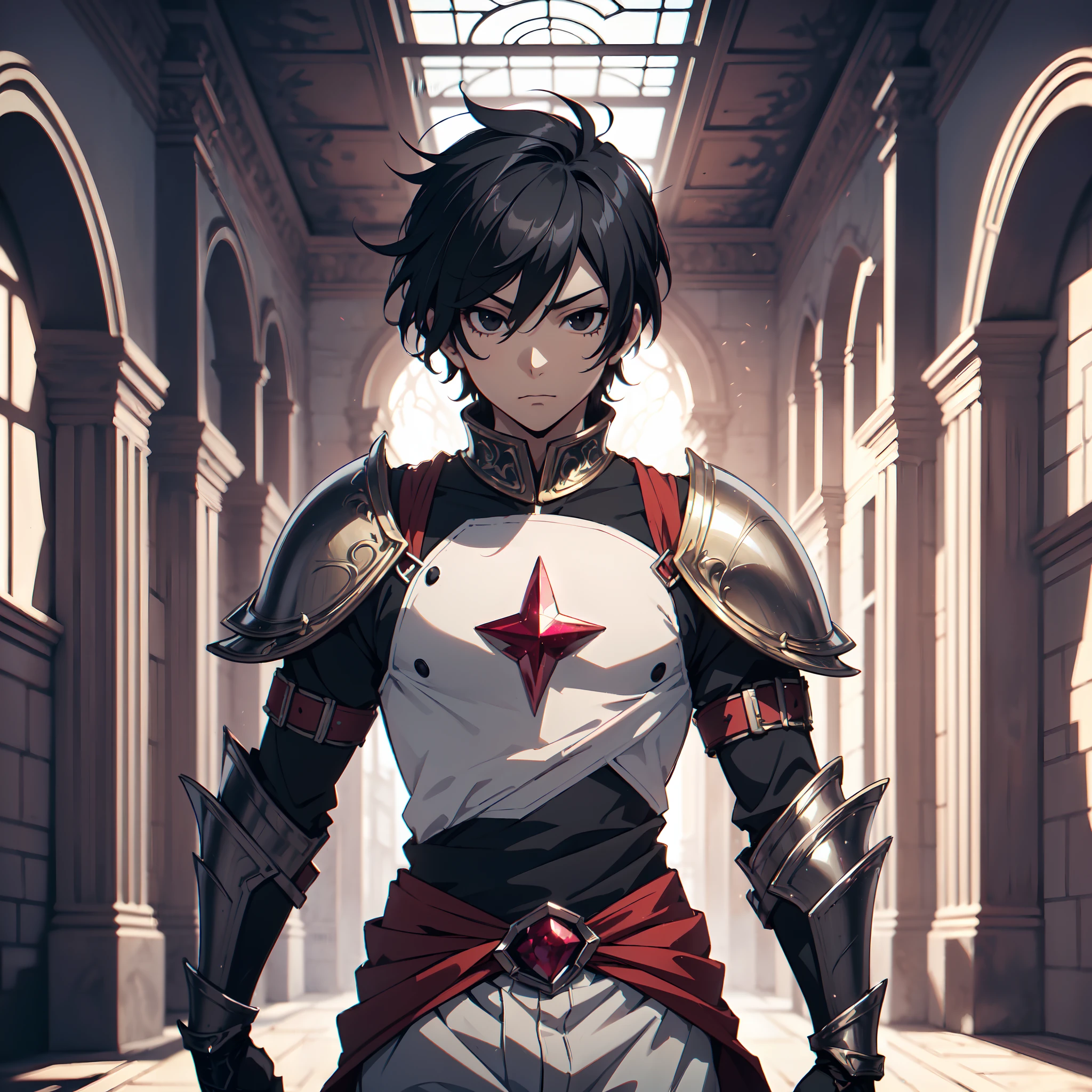 128K Ultra High Definition,
128K Ultra High Quality,
128K Ultra High Resolution,
Best Definition,
Best Quality,
Best Resolution,
Perfectly Detailed,
Perfectly Designed,
Extremely Detailed,
Extremely Designed,
Hyper Detailed,
Hyper Definition,
Hyper Quality,
Hyper Resolution,
Masterpiece,
(((Anime))),
Body Shot,
(((Boy))),
Handsome,
Muscular Body,
(((Black Short Hair))),
(((Black Eyes))),
(((Hyper Detailed & Perfectly Designed With Ultra High Quality Ruby Warlord Armor))),
(((Inside Of Medieval Royal Palace Background Scenery))),