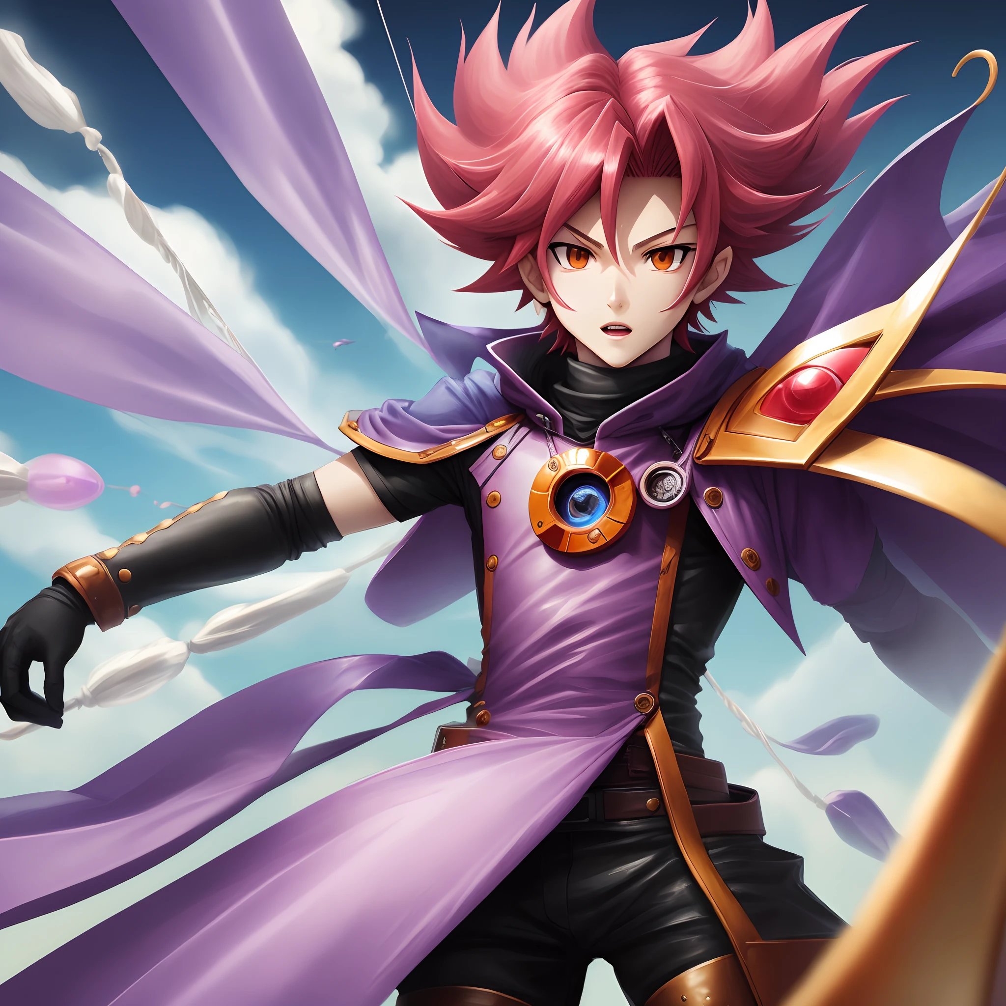 Kite Tenyo aus yugioh, Im auto siztend