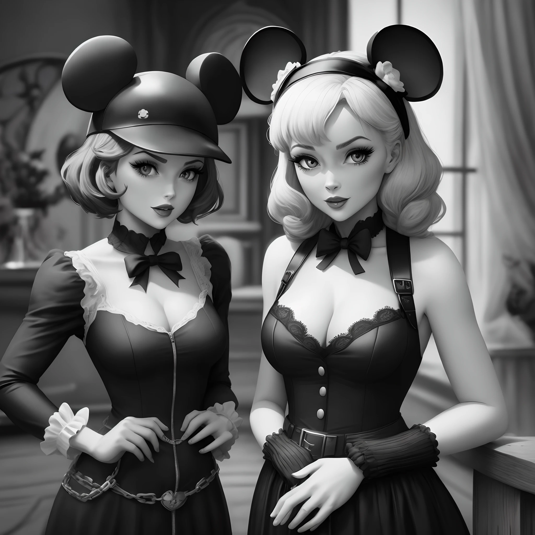 Mickey noir et blanc