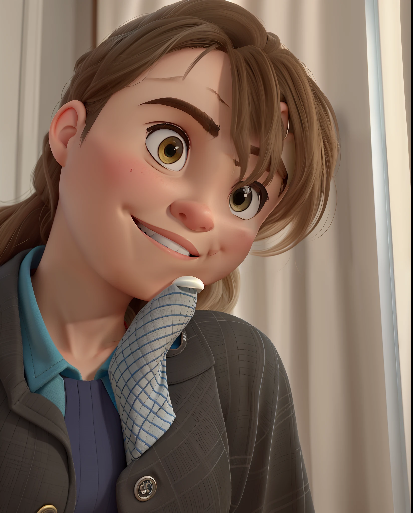 Uma menina estilo disney pixar, alta qualidade, melhor qualidade