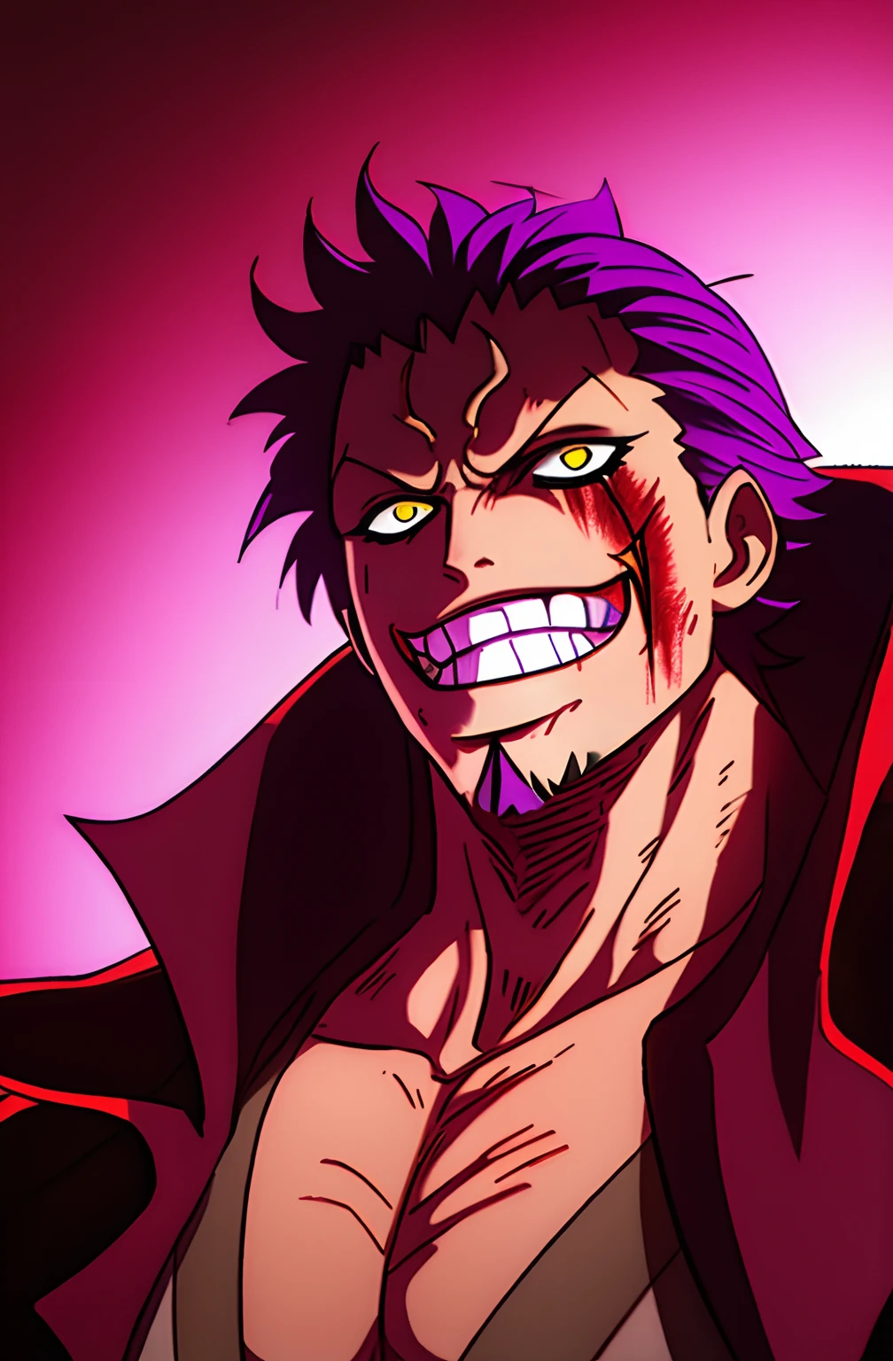You can add a little purple beard