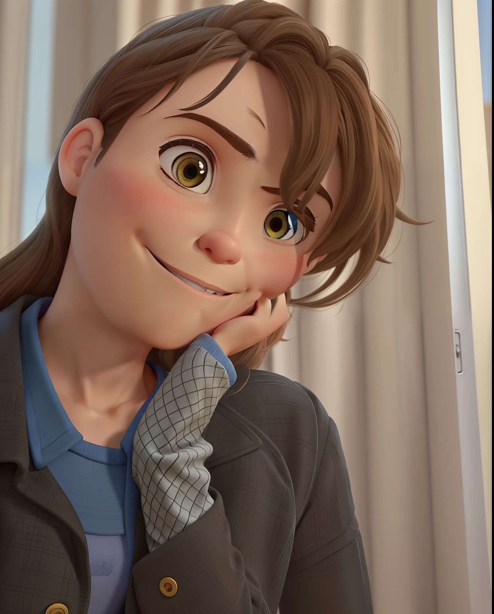 Uma menina estilo disney pixar, alta qualidade, melhor qualidade