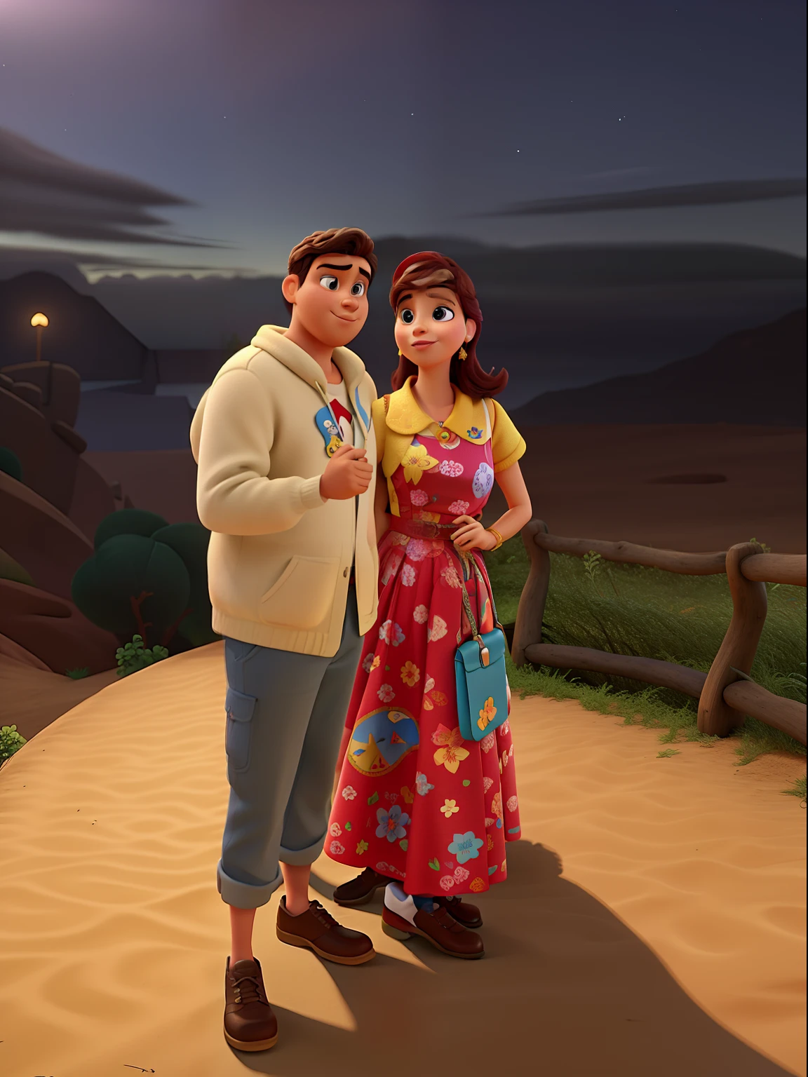 Poster no estilo Disney pixar, alta qualidade, melhor qualidade