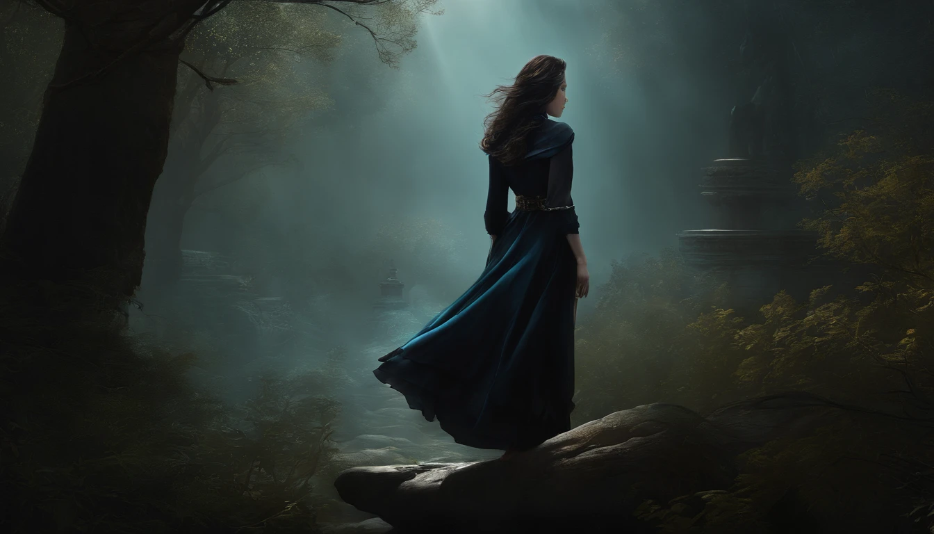 Best quality, Masterpiece, 超高分辨率, (photograph realistic:1.4), surrealism, Dream-like,fusionart, Shadowdancer, shadow magic, darkness control, stealth, shadowstep, umbral spells, hidden blade,