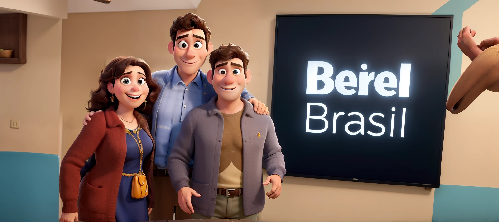 Obra-prima, de melhor qualidade, estilo Pixar Disney, homem bonito, mulher linda de vestido, lindo