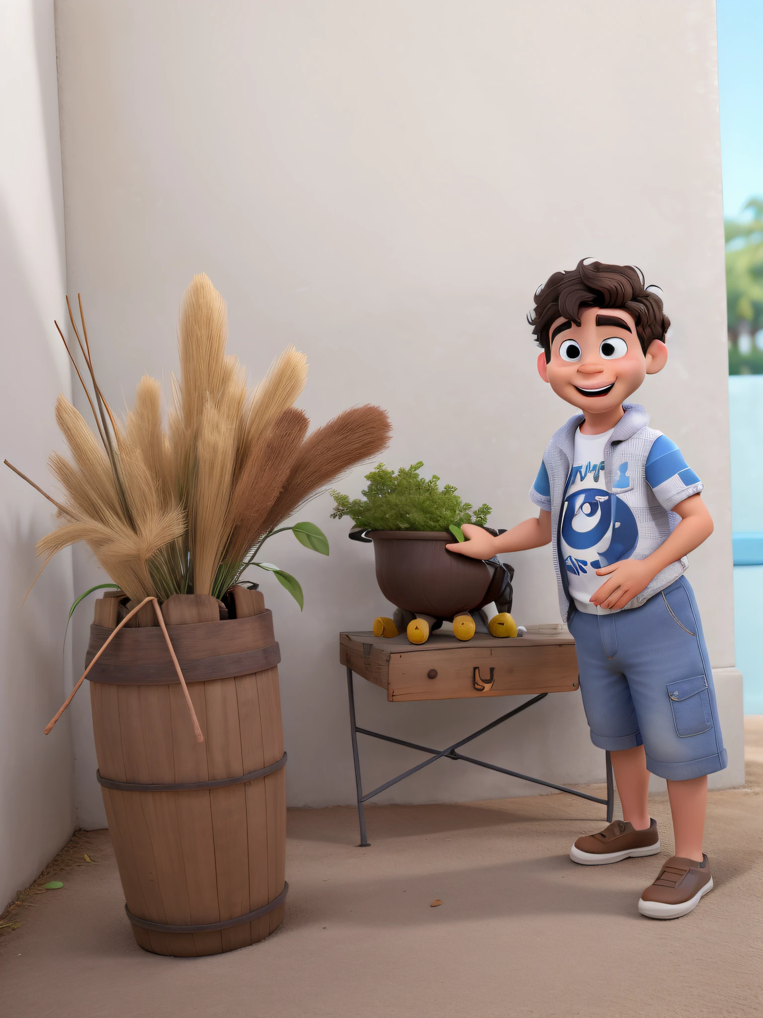 Um estilo disney pixar, alta qualidade, melhor qualidade no parque