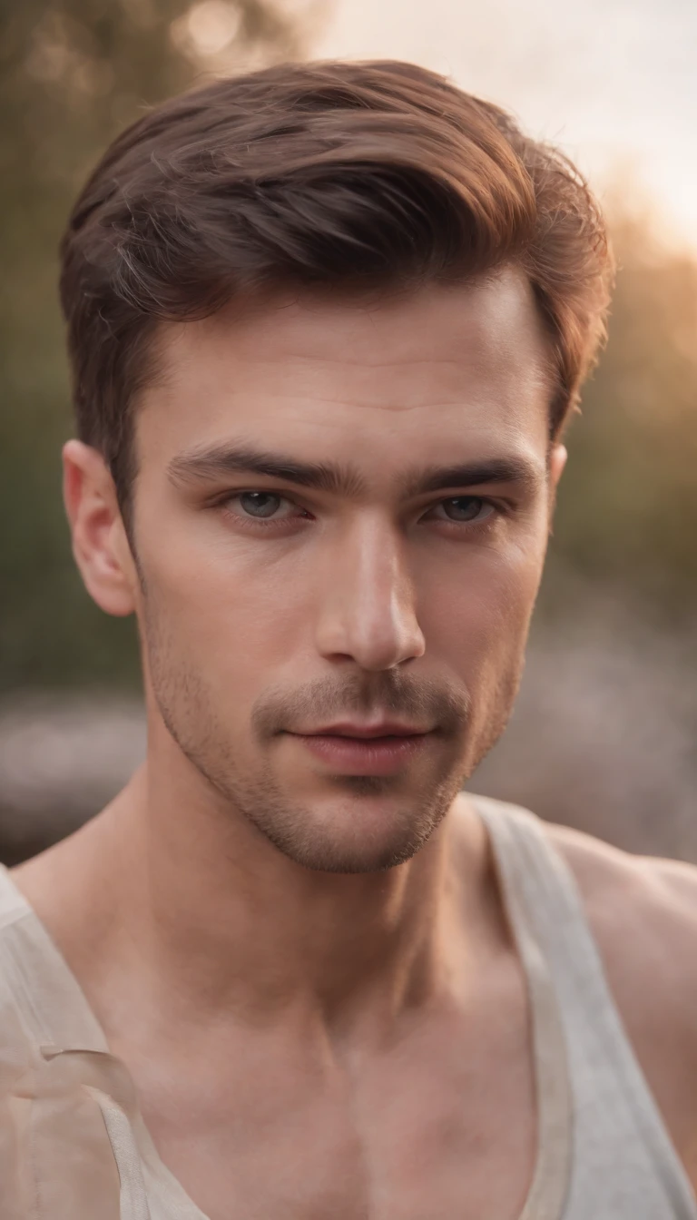 ultra realistic, hot, man, sweaty, jerking my dick off, biting lip, extremely beautiful, 4k portrait
