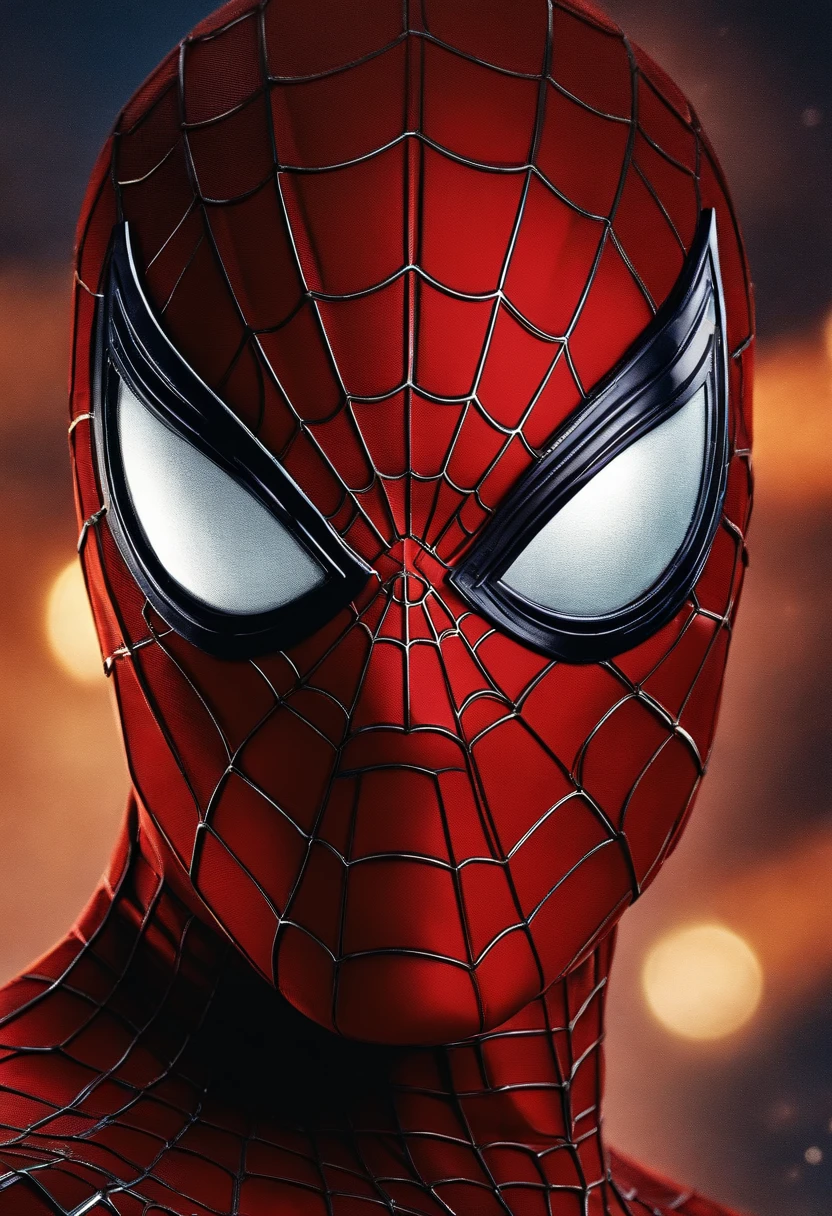 Spiderman Pictures, No mask, 20th Generation, good looking, Detailed face, looking at the camera, Portraiture, 8K Ultra HD, high quality