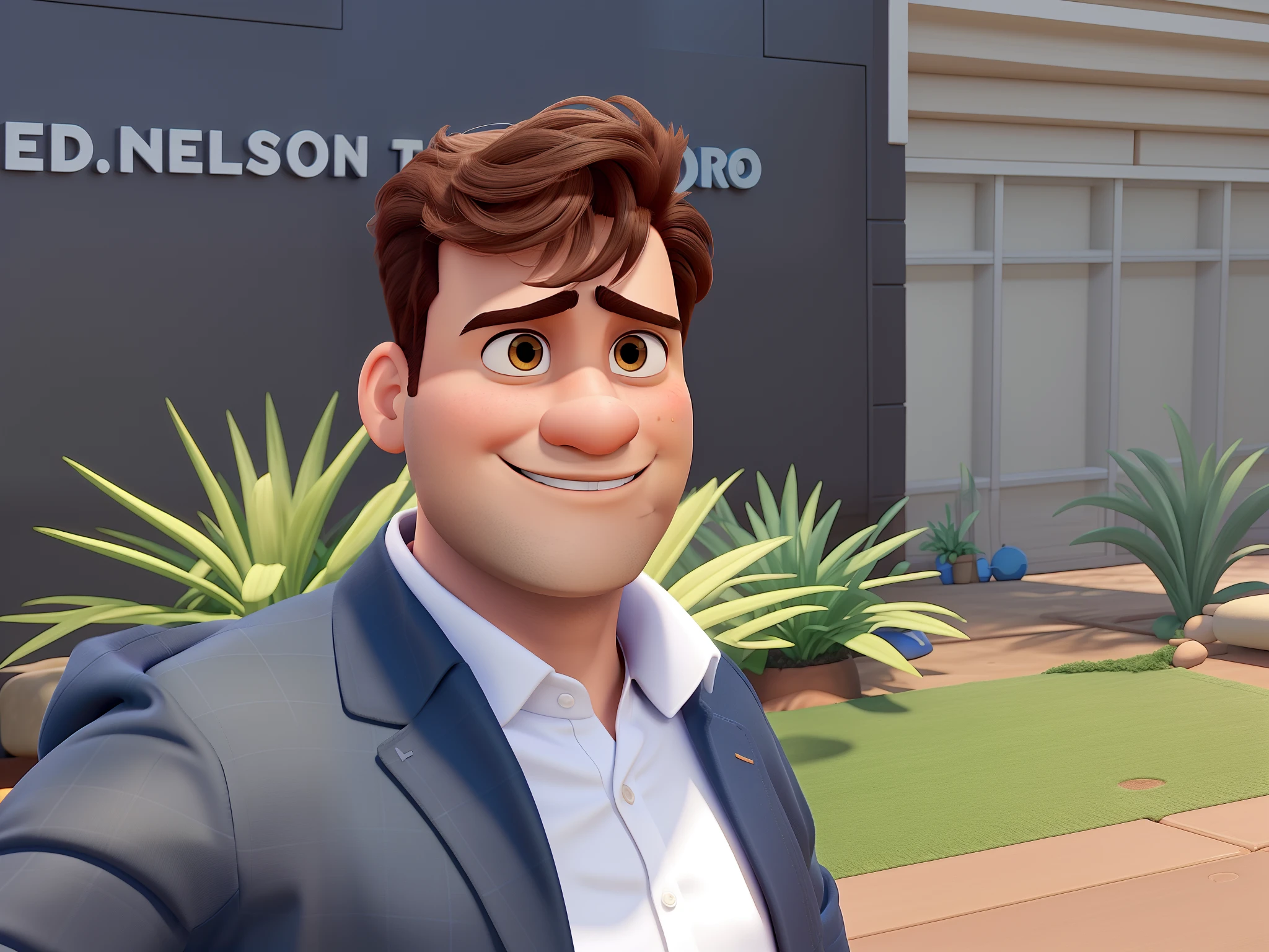 Um Homem estilo disney pixar, alta qualidade, melhor qualidade