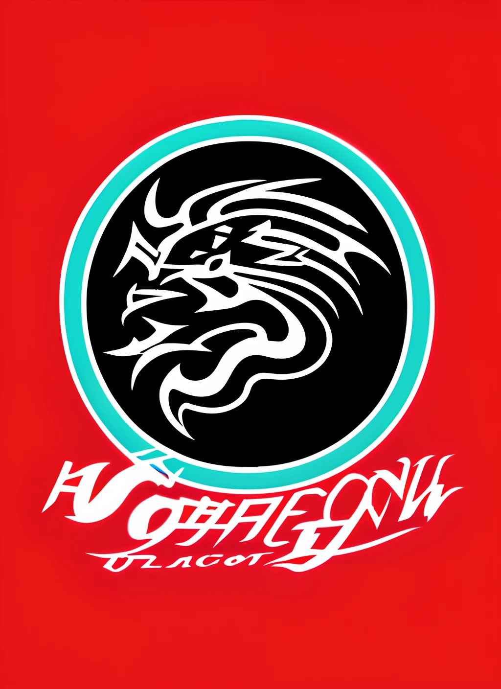 A logo、Dragon of Japan、illustratio、fortunate