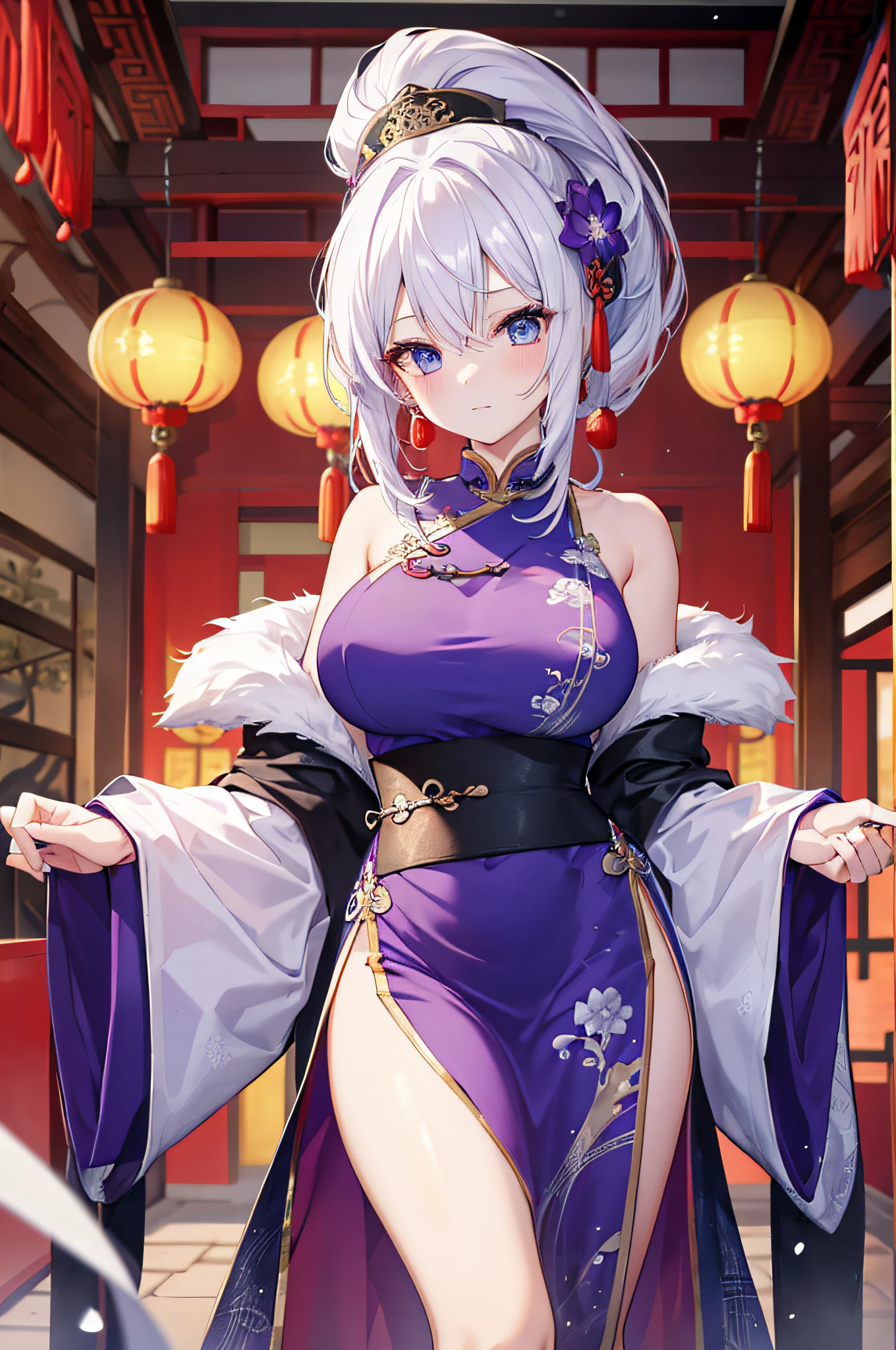 Genshin Impact, Raiden Shogun, Yae Miko, Naked, Big Breast, Pussy, Vagina, close up, sexy, thick