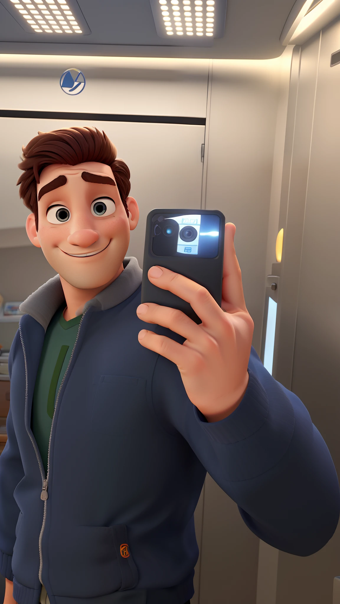 Um homem estilo disney pixar, alta qualidade, melhor qualidade