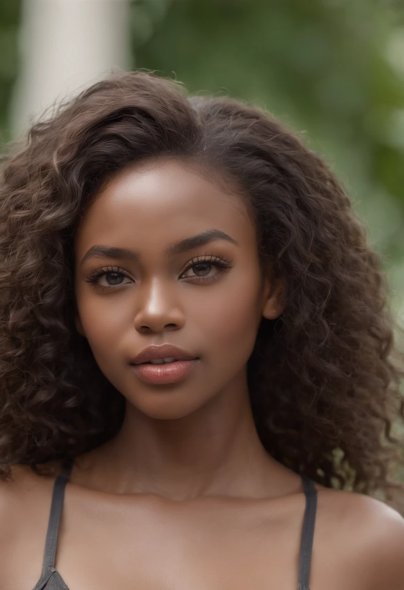 ((African dark skin, very deep ebony skin)), ((her beauty is undeniable)), ((animated cute face)), ((hyper detailed perfect eyes,)), ((cute pose)), (( tongue out)), ((seductive)), sexy, ((no shirt, sexy short shorts)), ((long curly African hair with afro ponytail,)), ((skin)), ((standing , front view)) , ((touching own legs in a sexy pose)), ((outdoor, public city)), sharp focus cgi, photorealistic, high detail, realistic, masterpiece, absurdities, best quality, HDR, high quality, high definition, extremely detailed, 8k wallpaper, intricate details, 8K uhd, Full-HD, (photo realistic: 1.2), contrast, strong lighting, cinematic lighting, natural lighting, hard light, background, global illumination, ambient occlusion